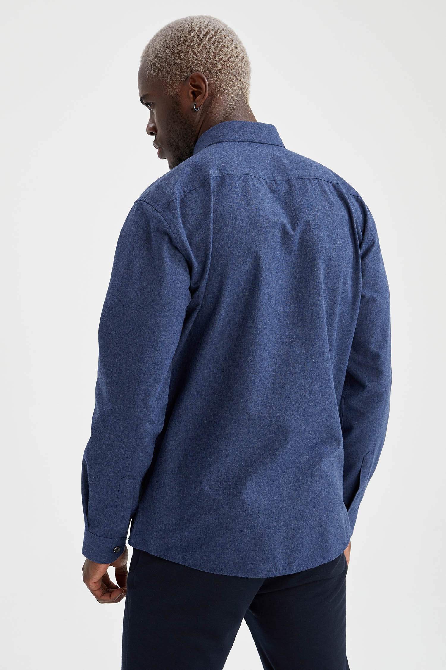 Modern Fit Klasik Uzun Kollu Oduncu Gömlek