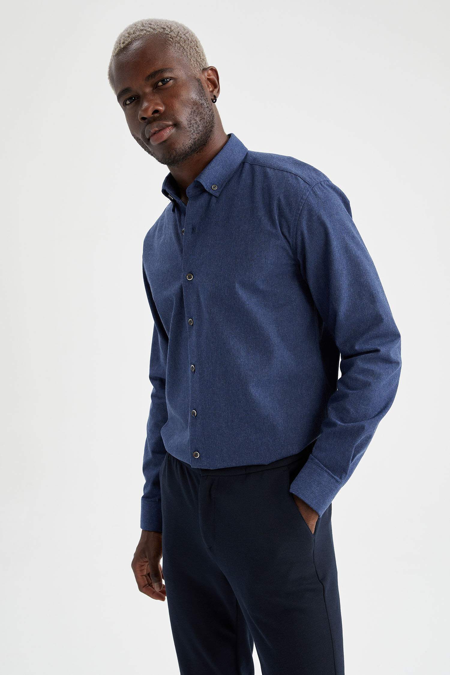 Modern Fit Klasik Uzun Kollu Oduncu Gömlek