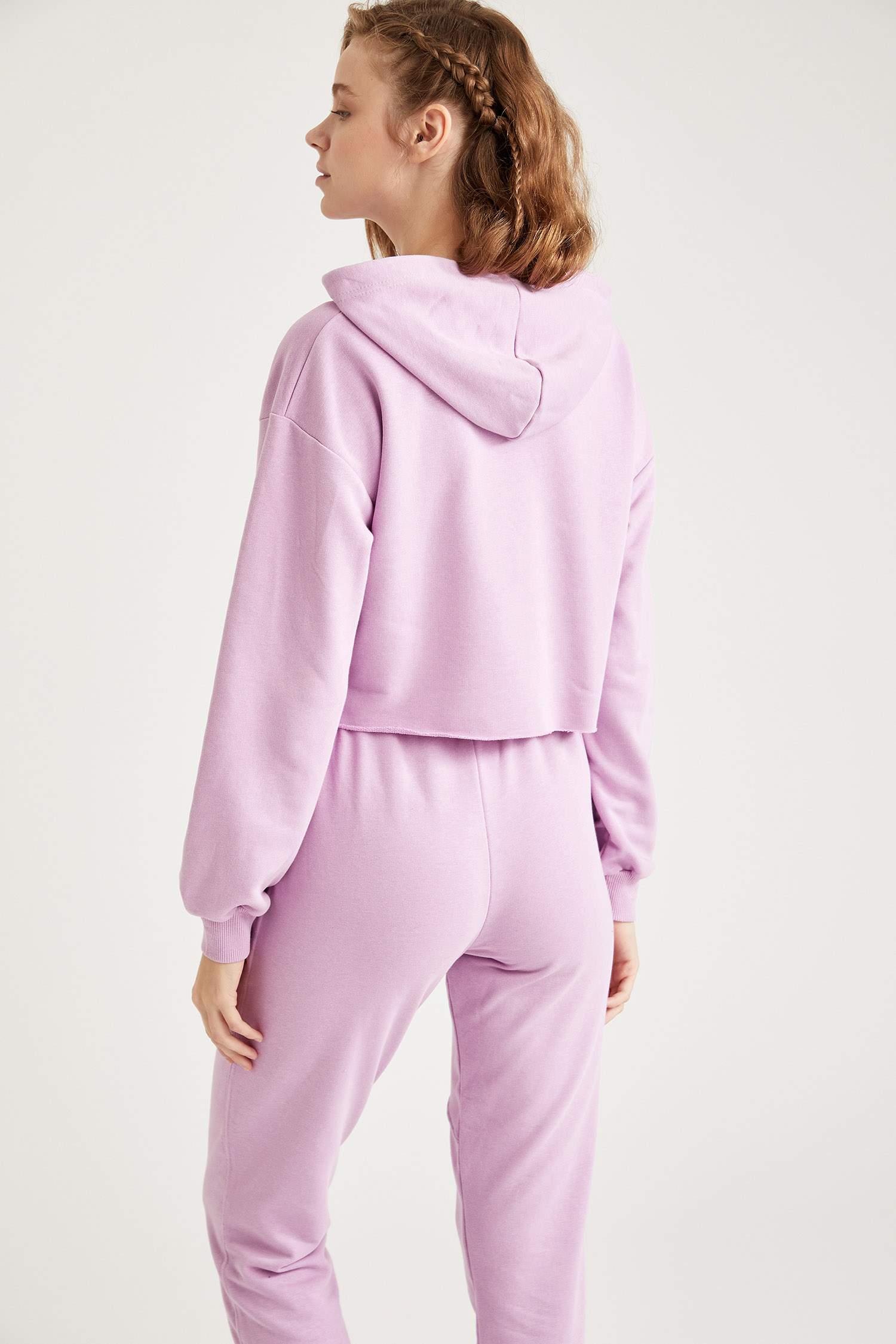 Regular Fit Kapüşonlu Uzun Kollu Sweatshirt