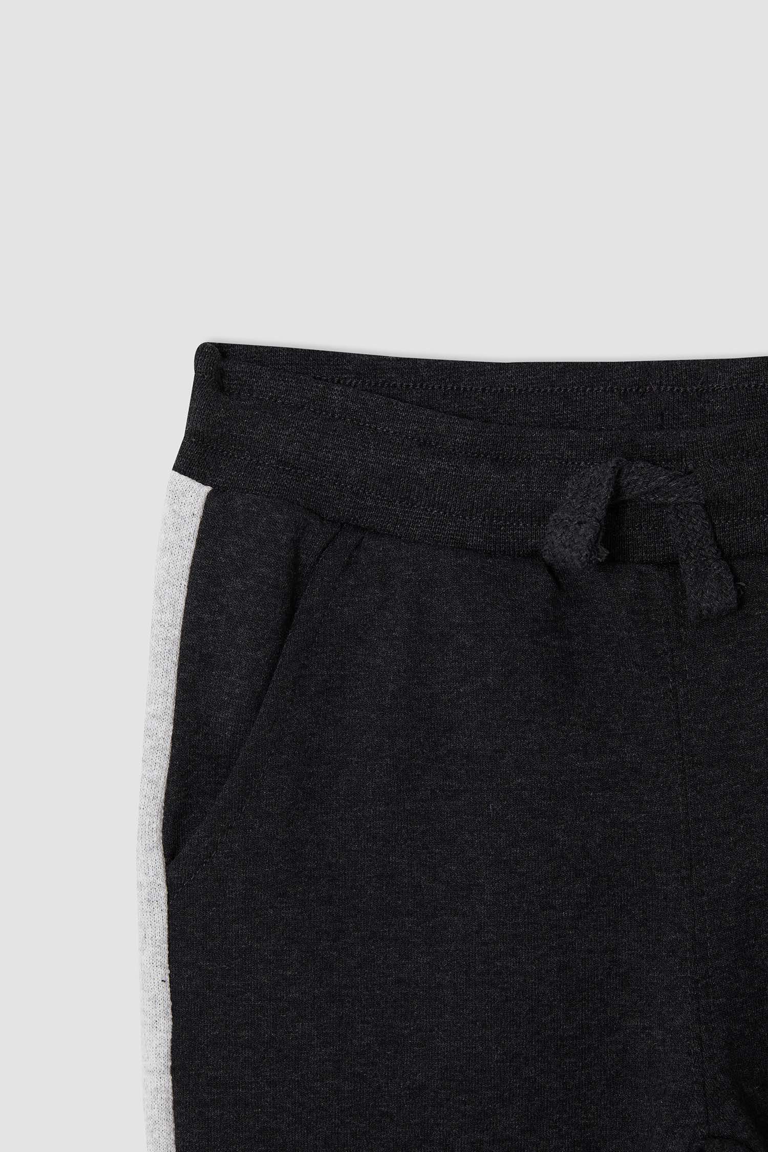 Erkek Çocuk Yazı Baskılı Sweatshirt ve Jogger Eşofman Alt Takım
