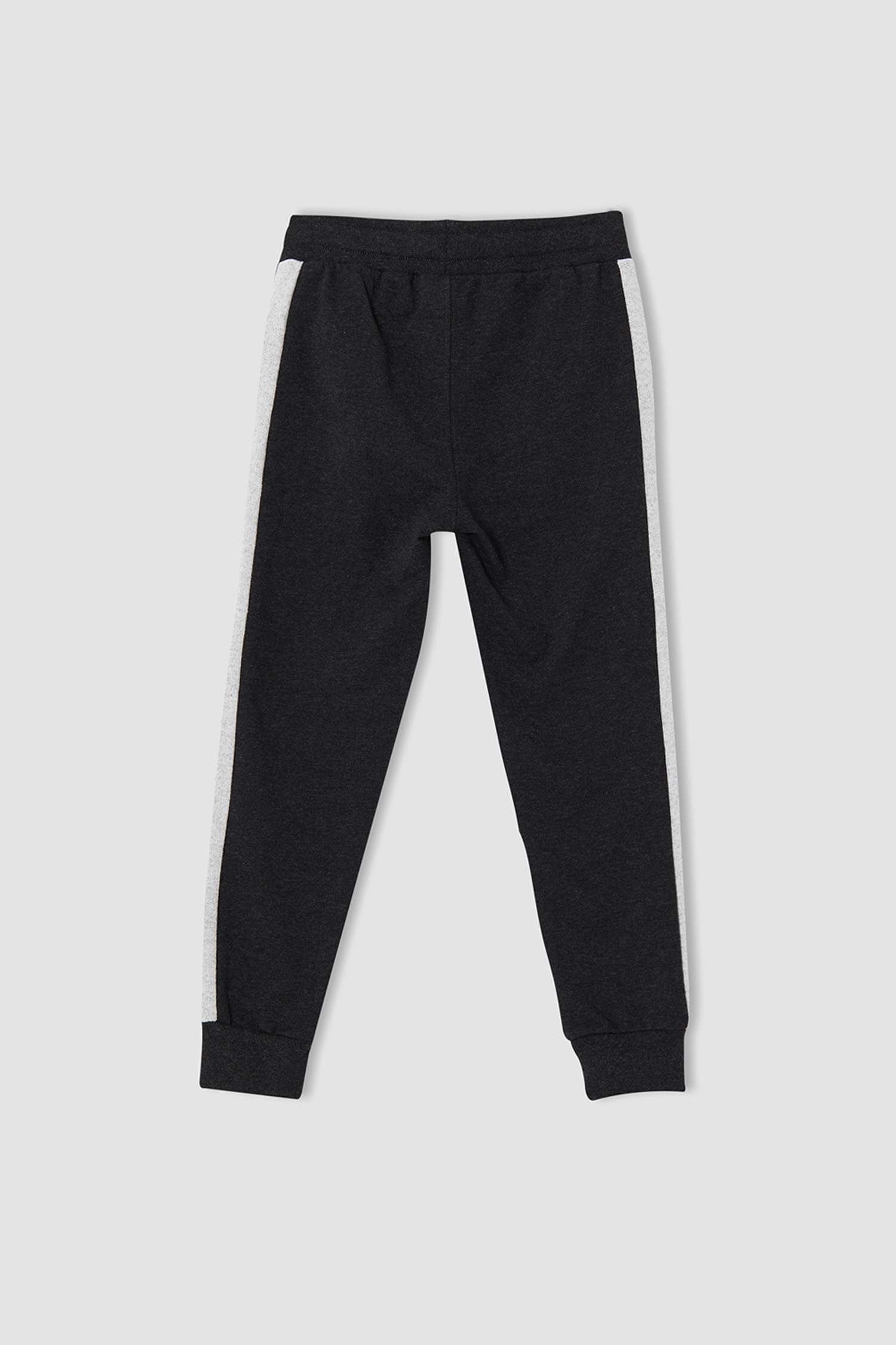 Erkek Çocuk Yazı Baskılı Sweatshirt ve Jogger Eşofman Alt Takım