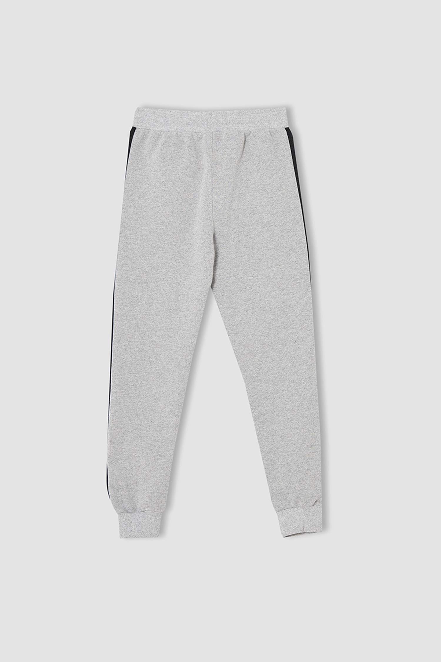 Erkek Çocuk Yazı Baskılı Sweatshirt ve Jogger Eşofman Alt Takım