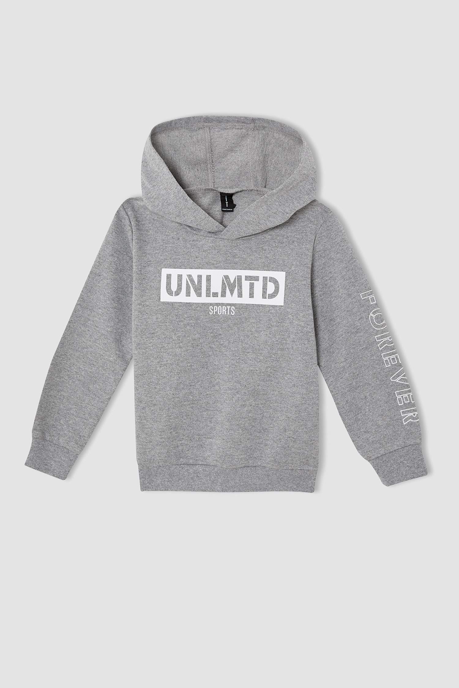Erkek Çocuk Yazı Baskılı Sweatshirt ve Jogger Eşofman Alt Takımı