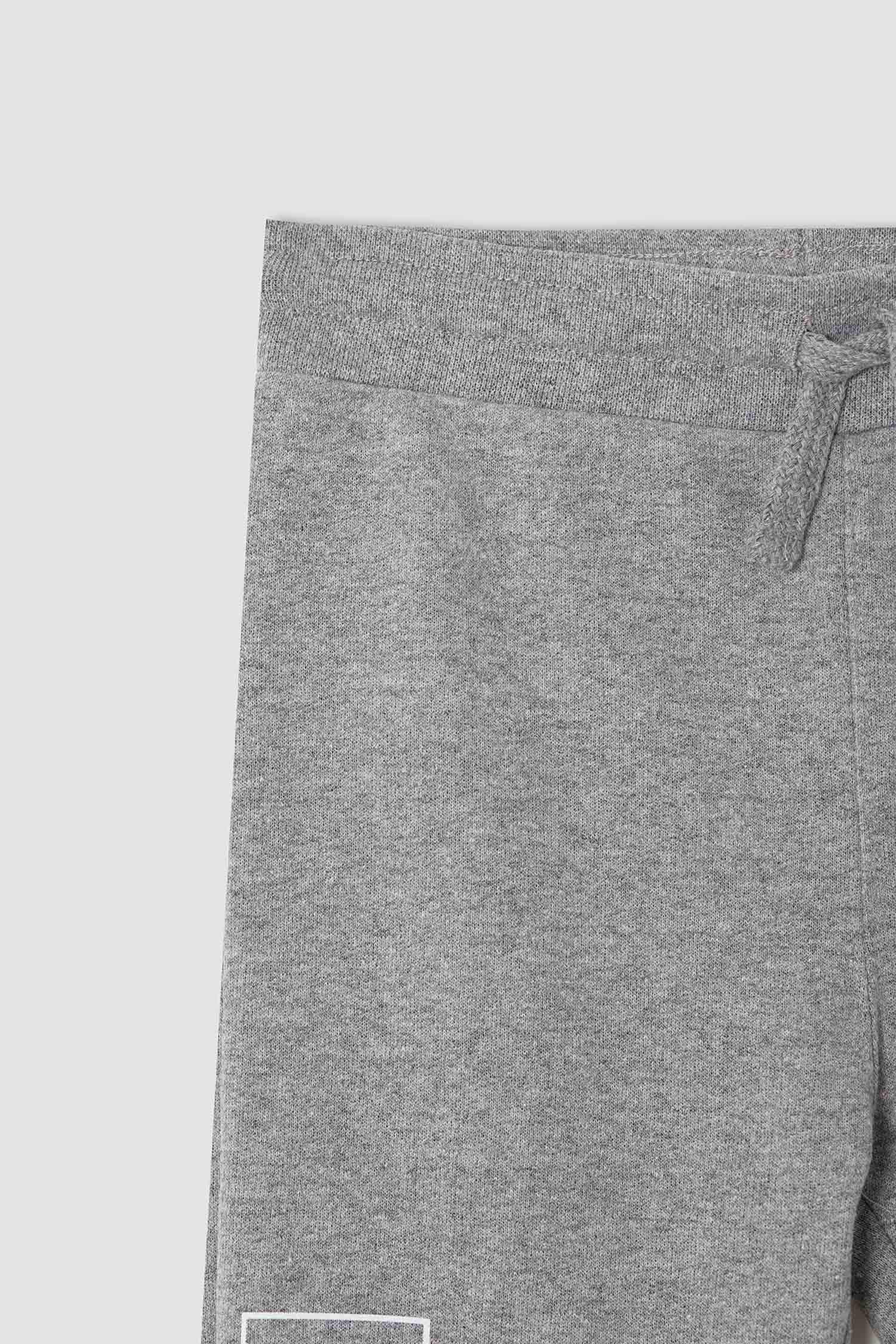 Erkek Çocuk Yazı Baskılı Sweatshirt ve Jogger Eşofman Alt Takımı