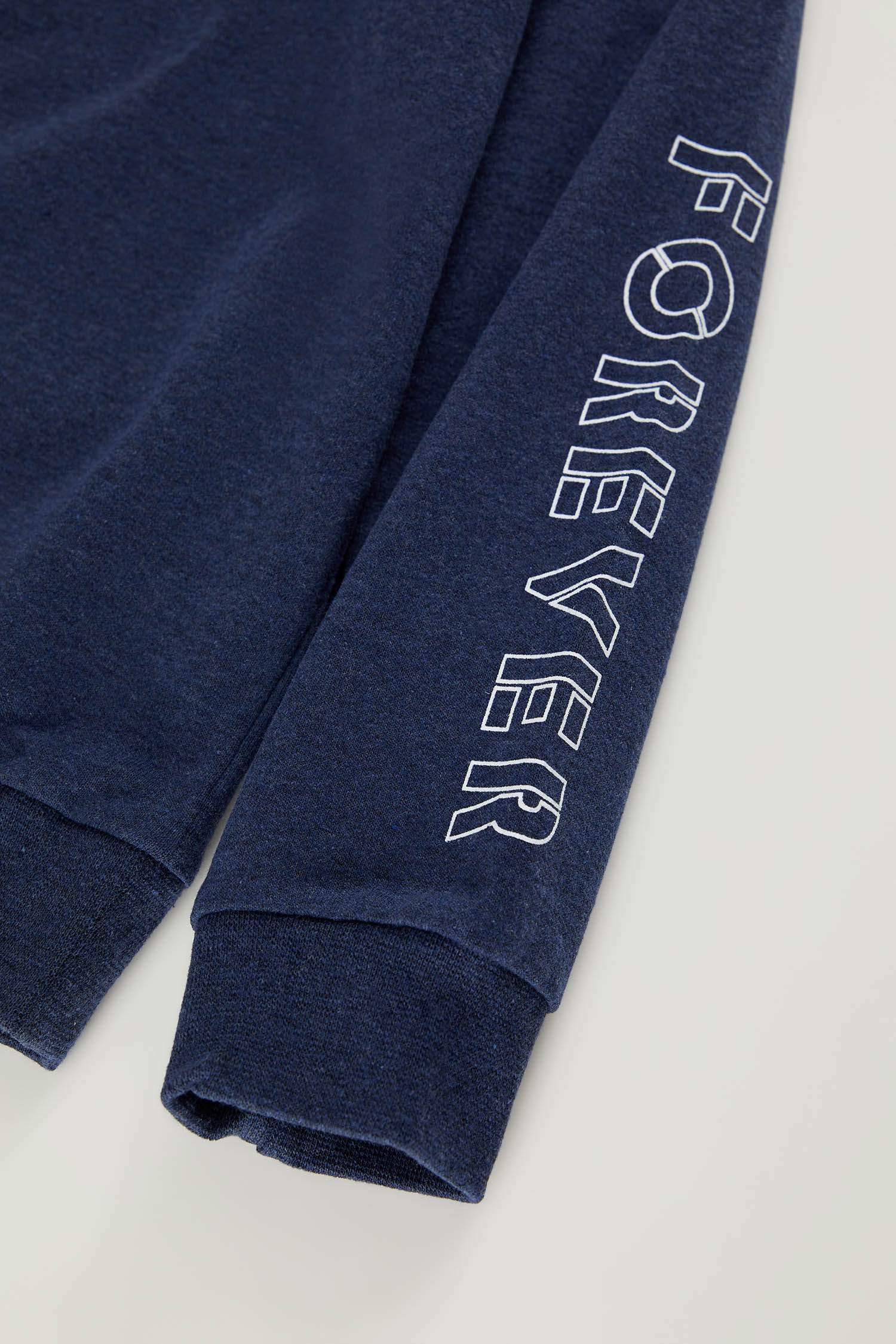 Erkek Çocuk Yazı Baskılı Sweatshirt ve Jogger Eşofman Alt Takımı