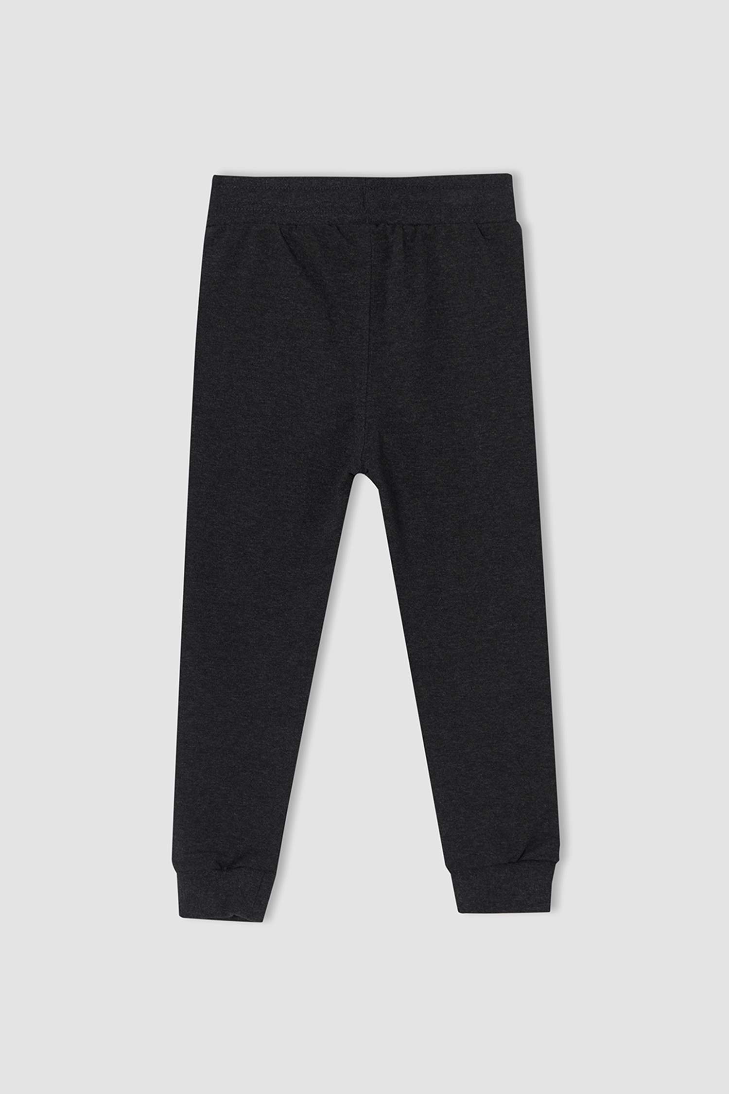 Erkek Çocuk Yazı Baskılı Renk Bloklu Sweatshirt ve Jogger Eşofman Alt Takım