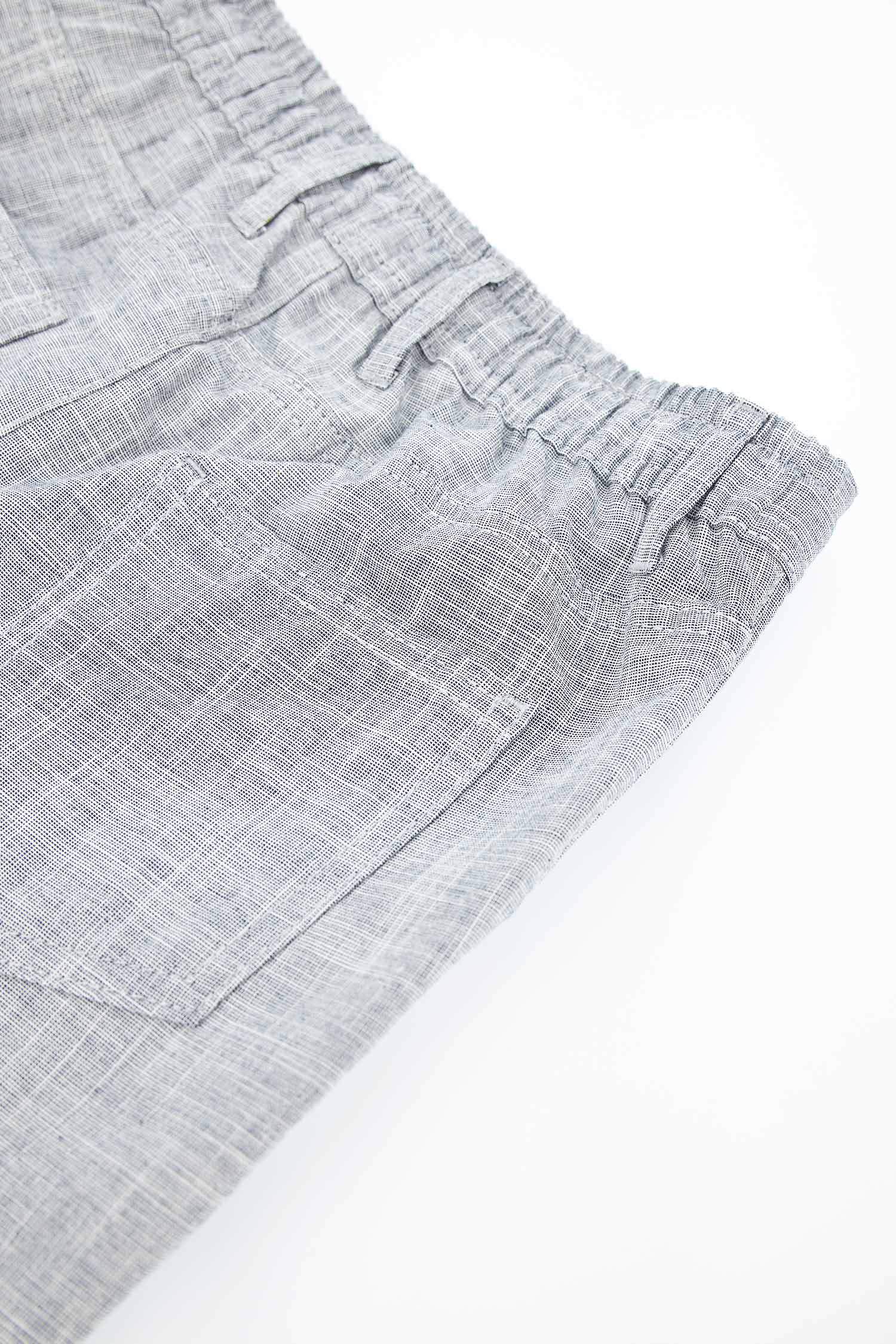 Erkek Çocuk Regular Fit Keten Görünümlü Bermuda Şort