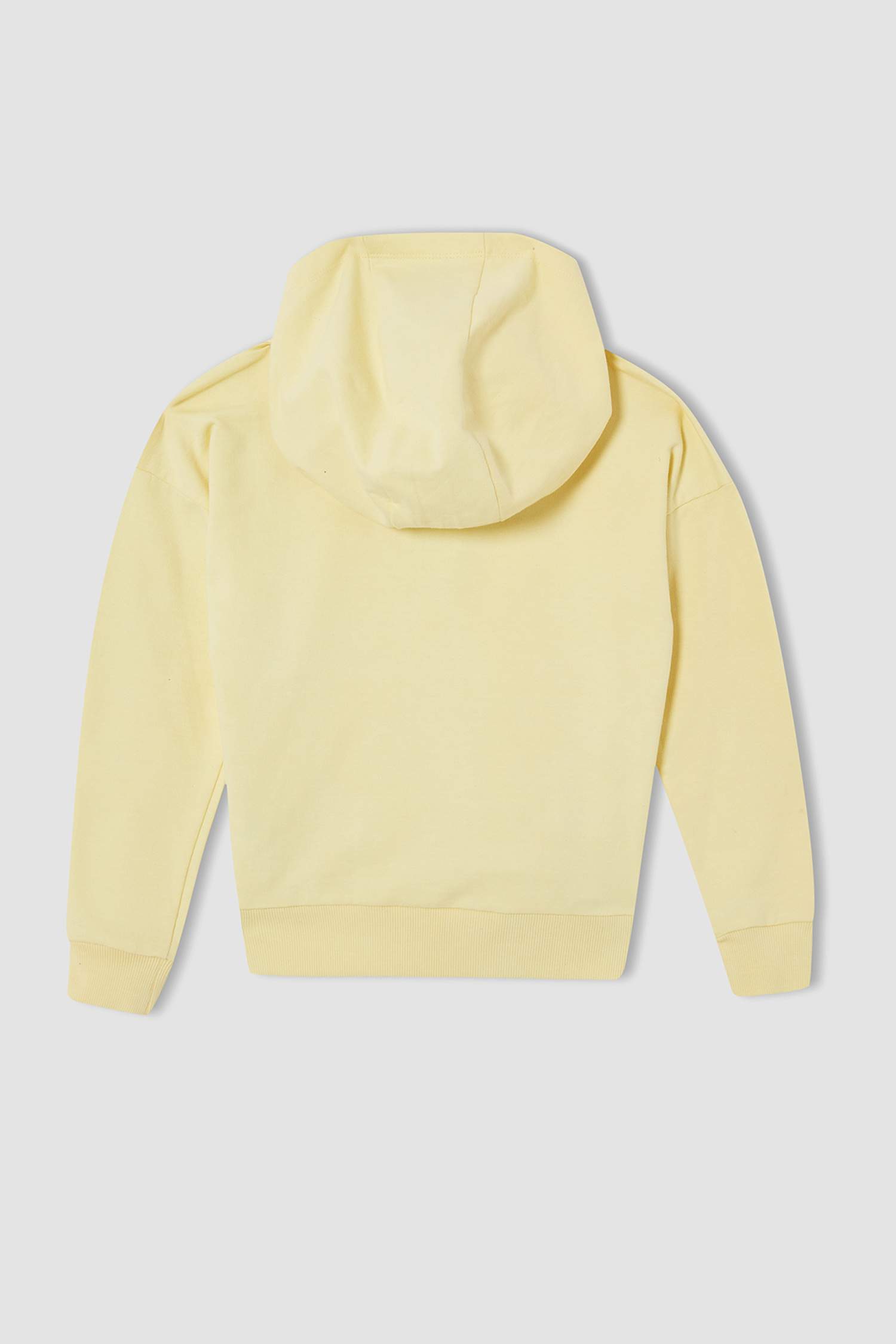 Kız Çocuk Yazı Baskılı Organik Sweatshirt ve Jogger Eşofman Alt Takımı
