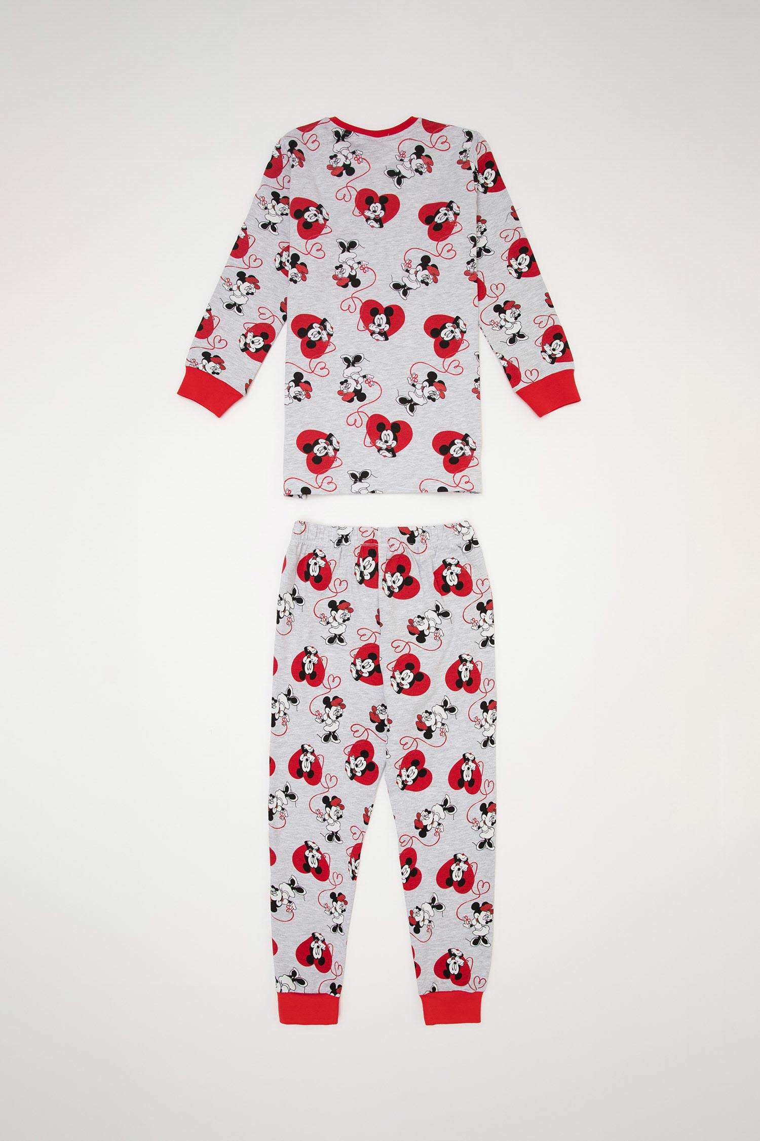 Kız Çocuk Minnie Mouse Lisanslı Pijama Takımı