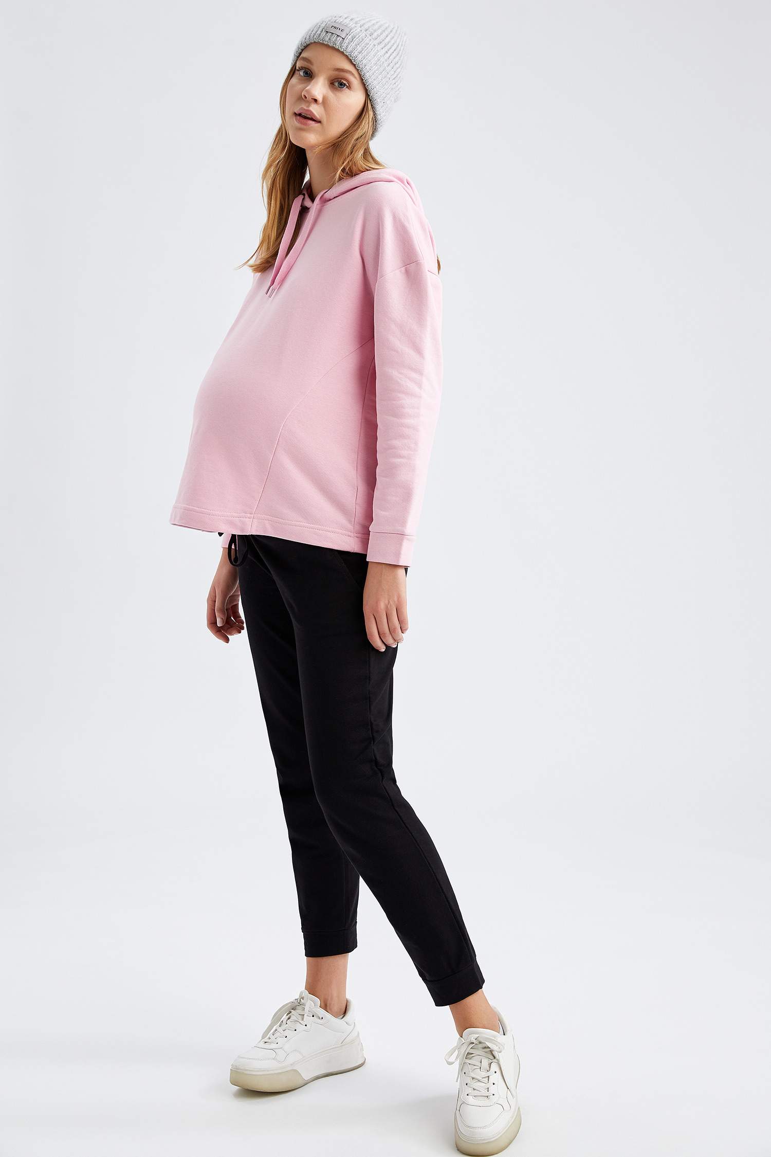 Kapüşonlu Hamile Sweatshirt