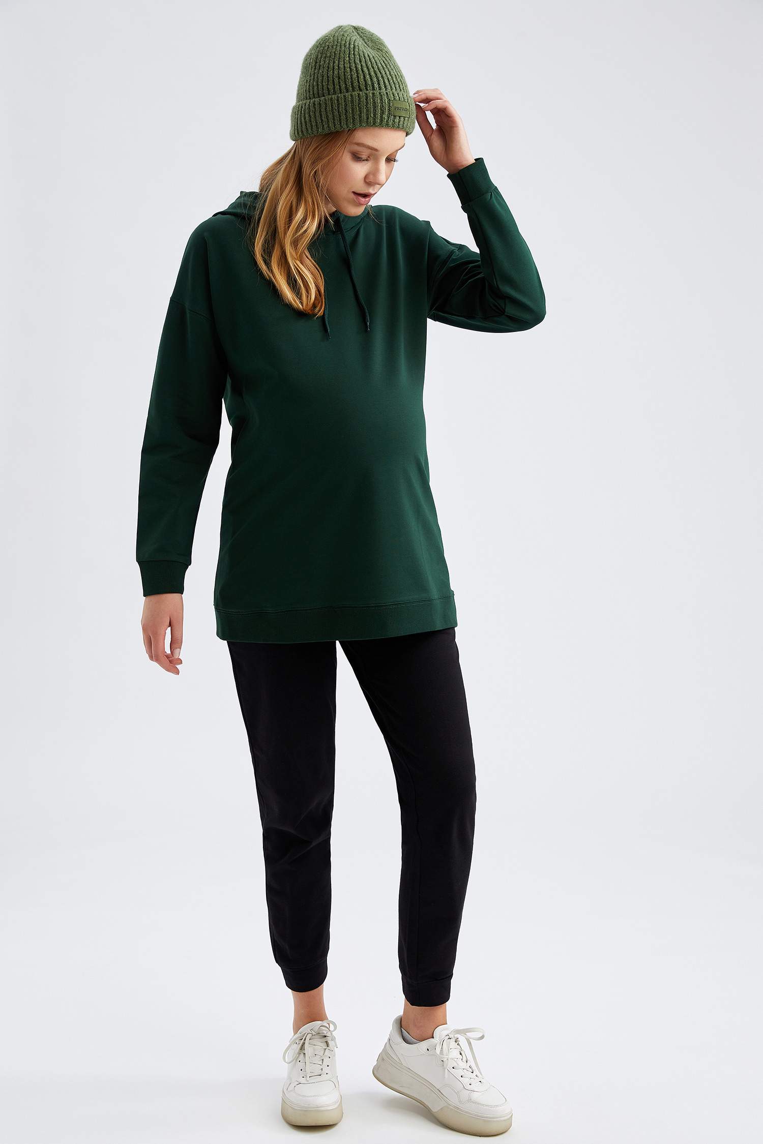 Kapüşonlu Oversize Sweatshirt