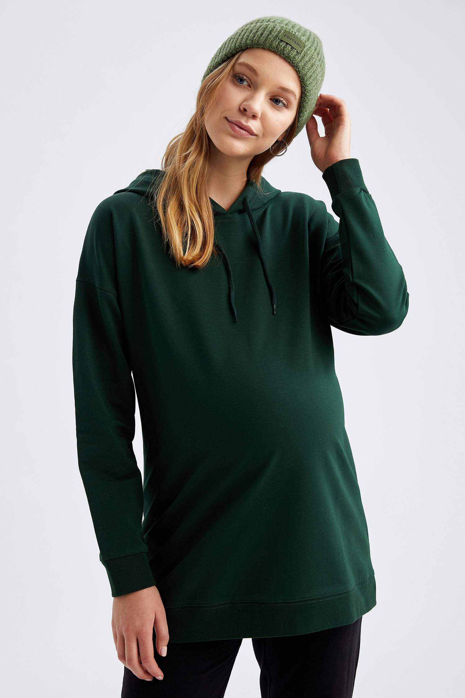 Kapüşonlu Oversize Sweatshirt