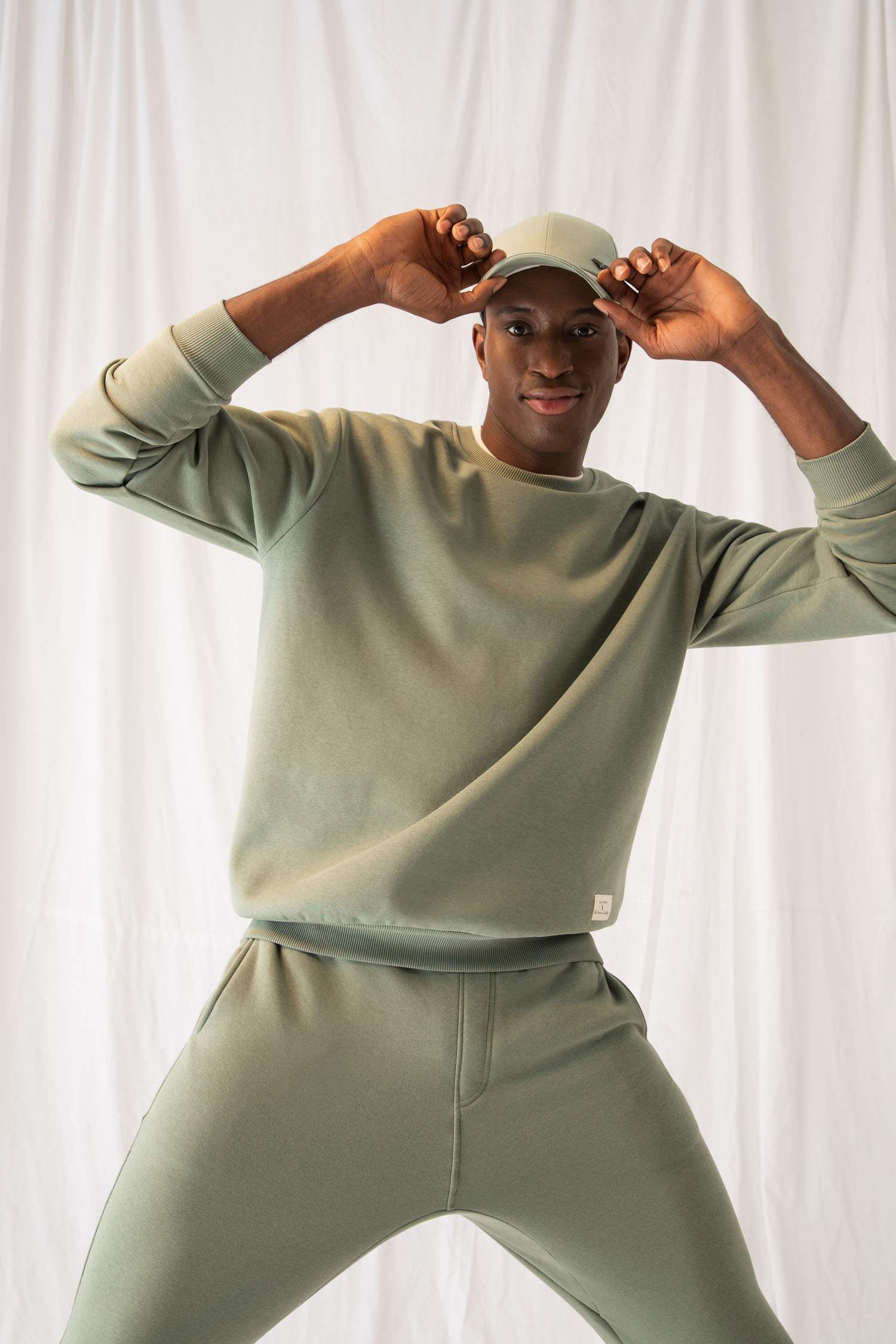 Oversize Fit Bisiklet Yaka Basic Pamuklu Sweatshirt