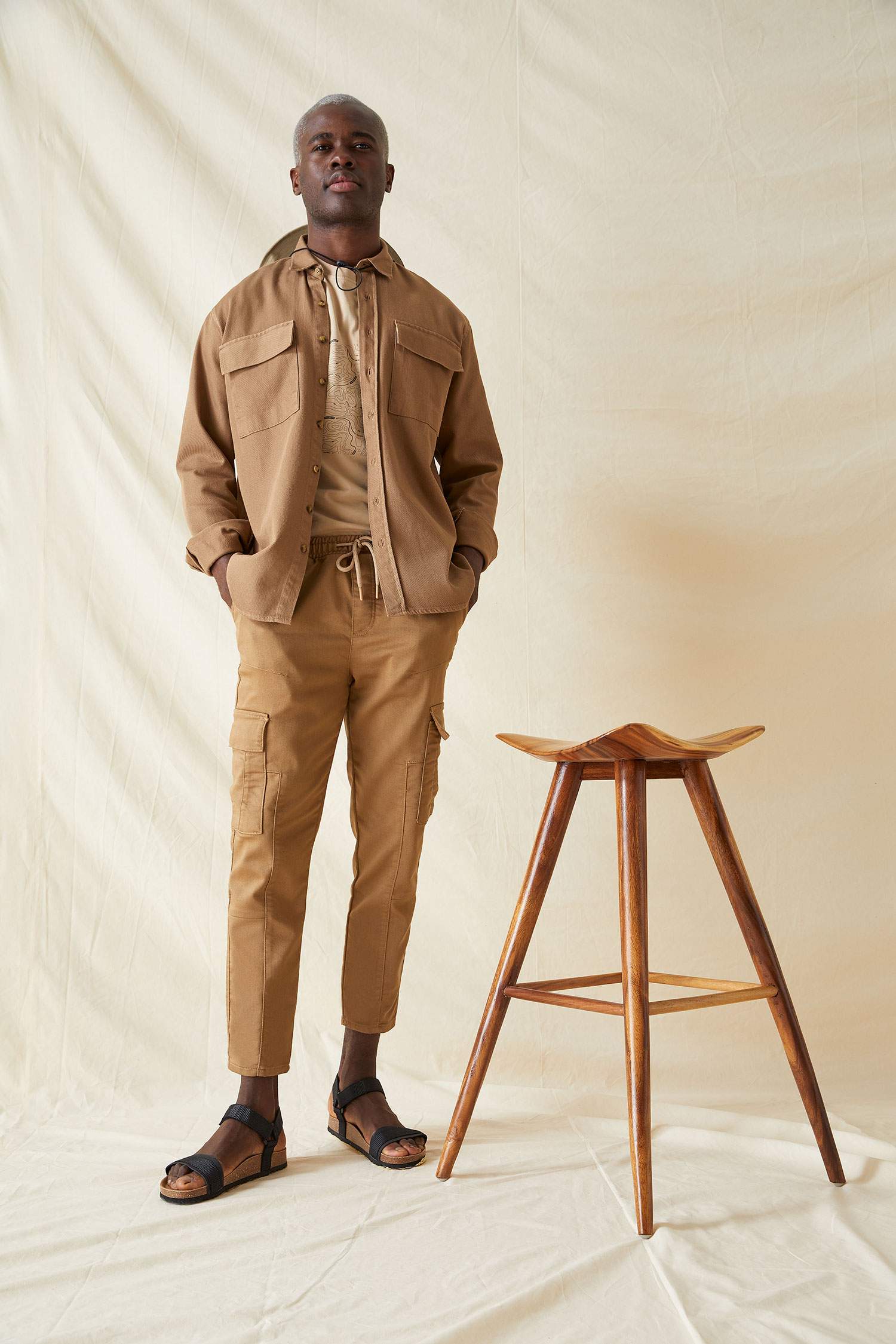 Slim Fit Kargo Cepli Jogger Pantolon