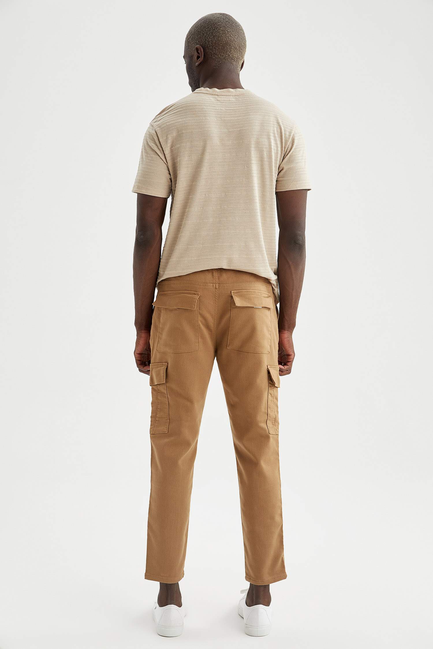 Slim Fit Kargo Cepli Jogger Pantolon