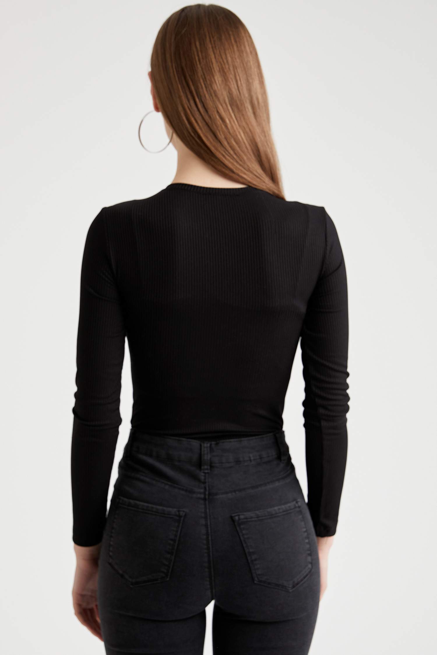Slim Fit Çıtçıtlı Body