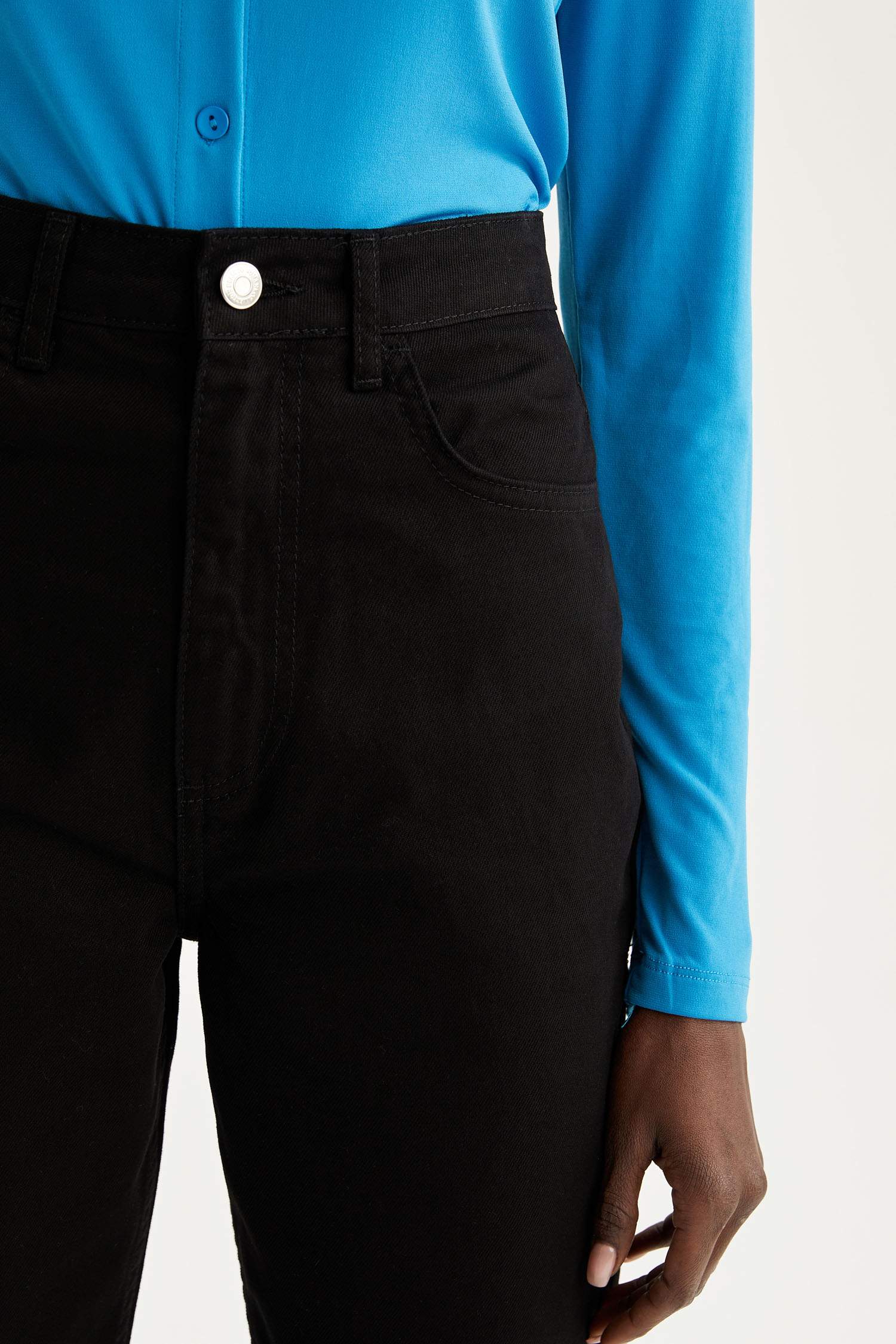 Straight Fit Gabardin Pantolon