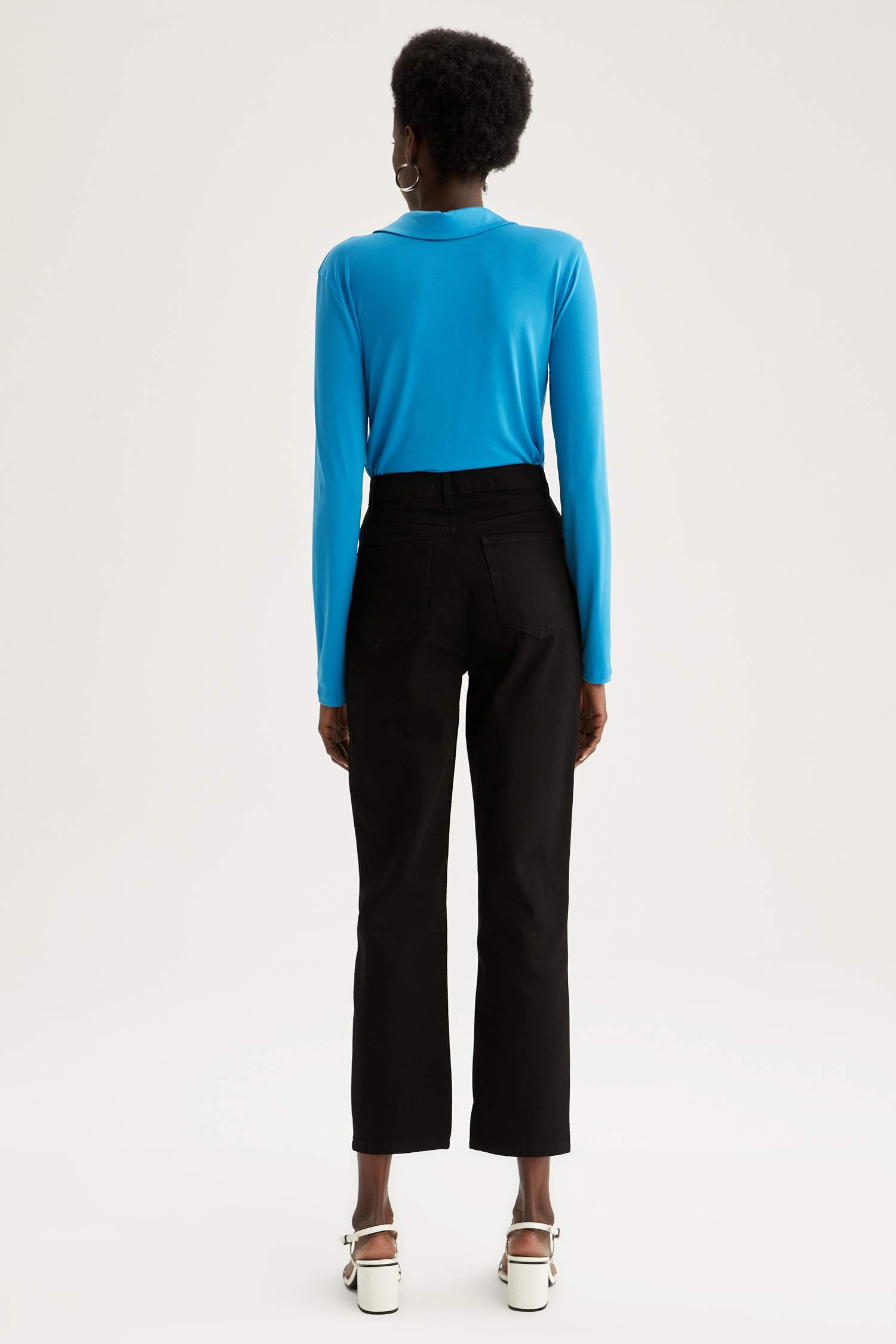 Straight Fit Gabardin Pantolon