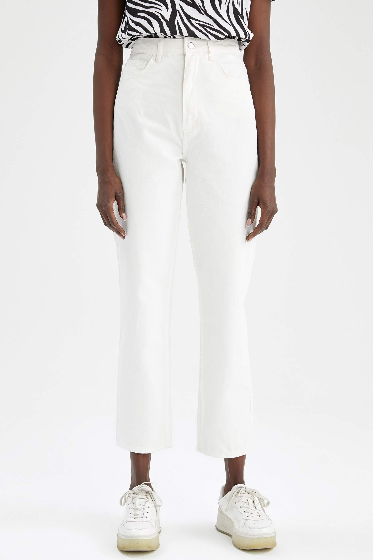 Straight Fit Gabardin Pantolon