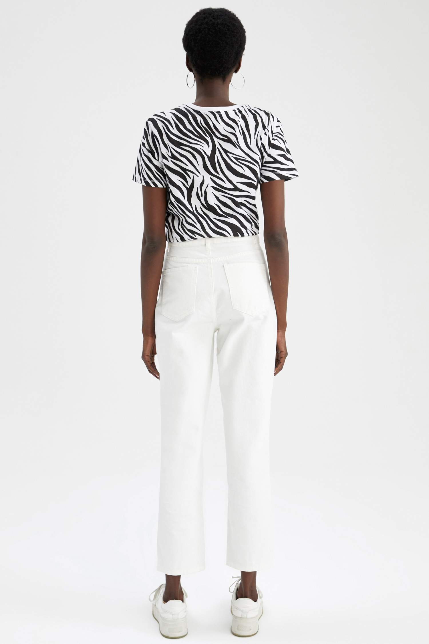 Straight Fit Gabardin Pantolon
