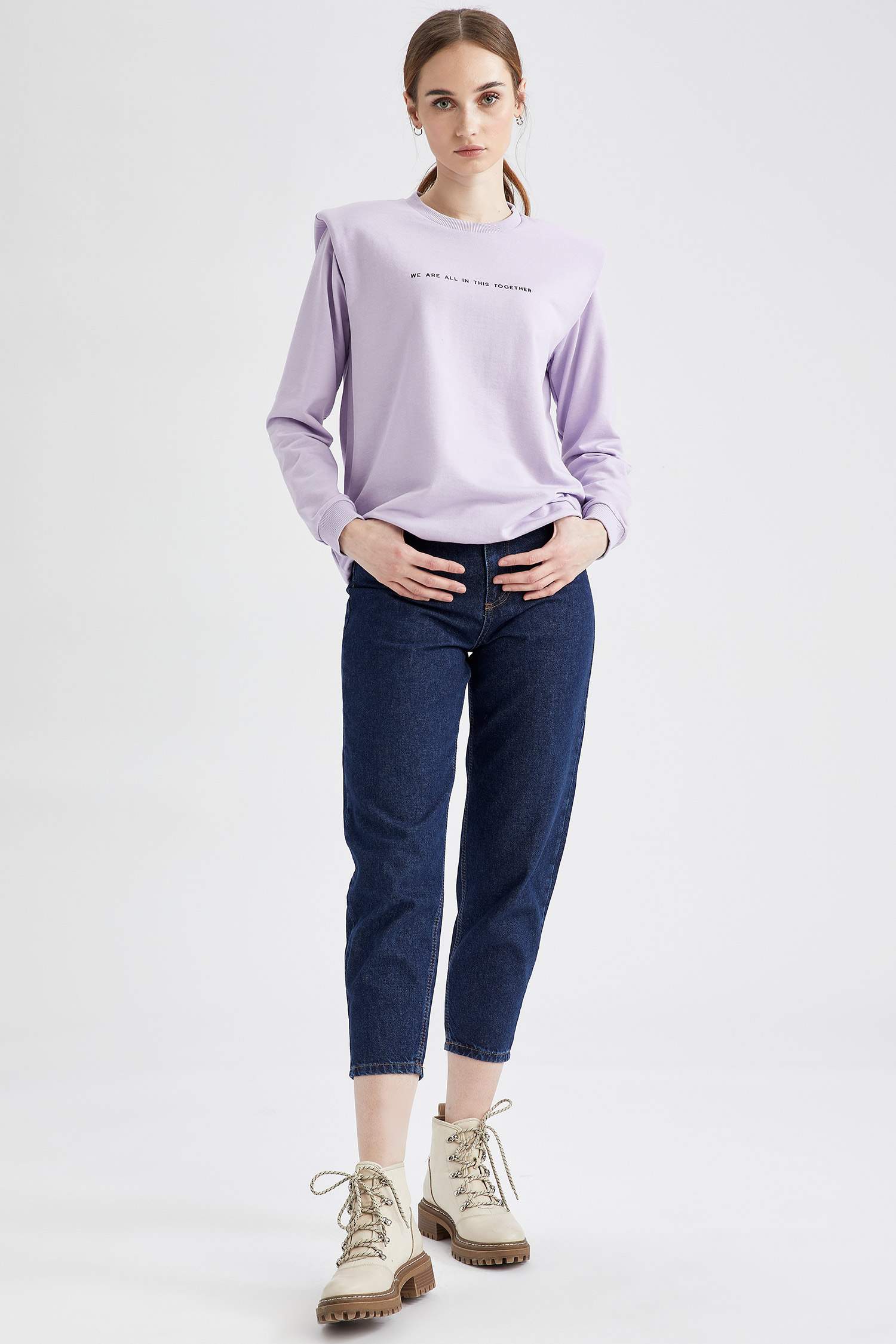 Vatka Kollu Relax Fit Sweat Tunik