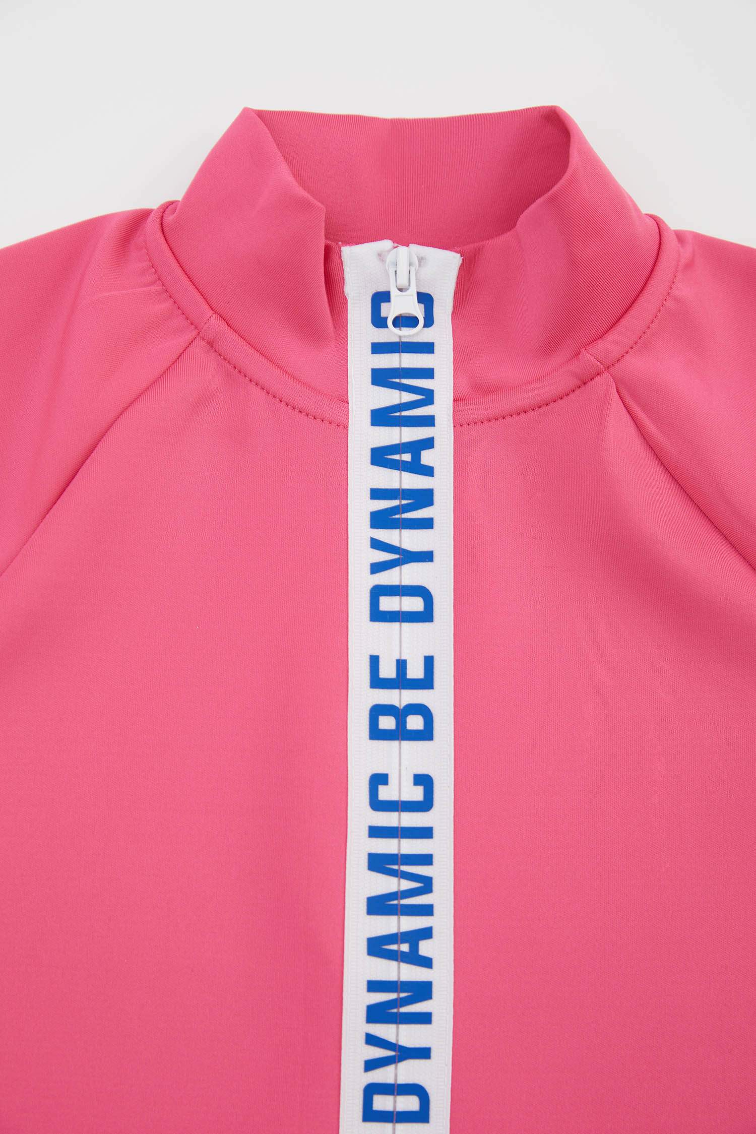 Kız Çocuk Yazı Baskılı Active Spor Sweat Hırka