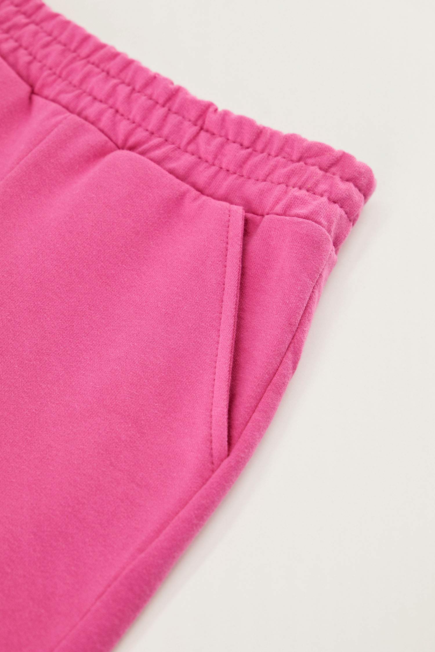 Kız Çocuk Yazı Baskılı Organik Sweatshirt ve Jogger Eşofman Alt Takımı