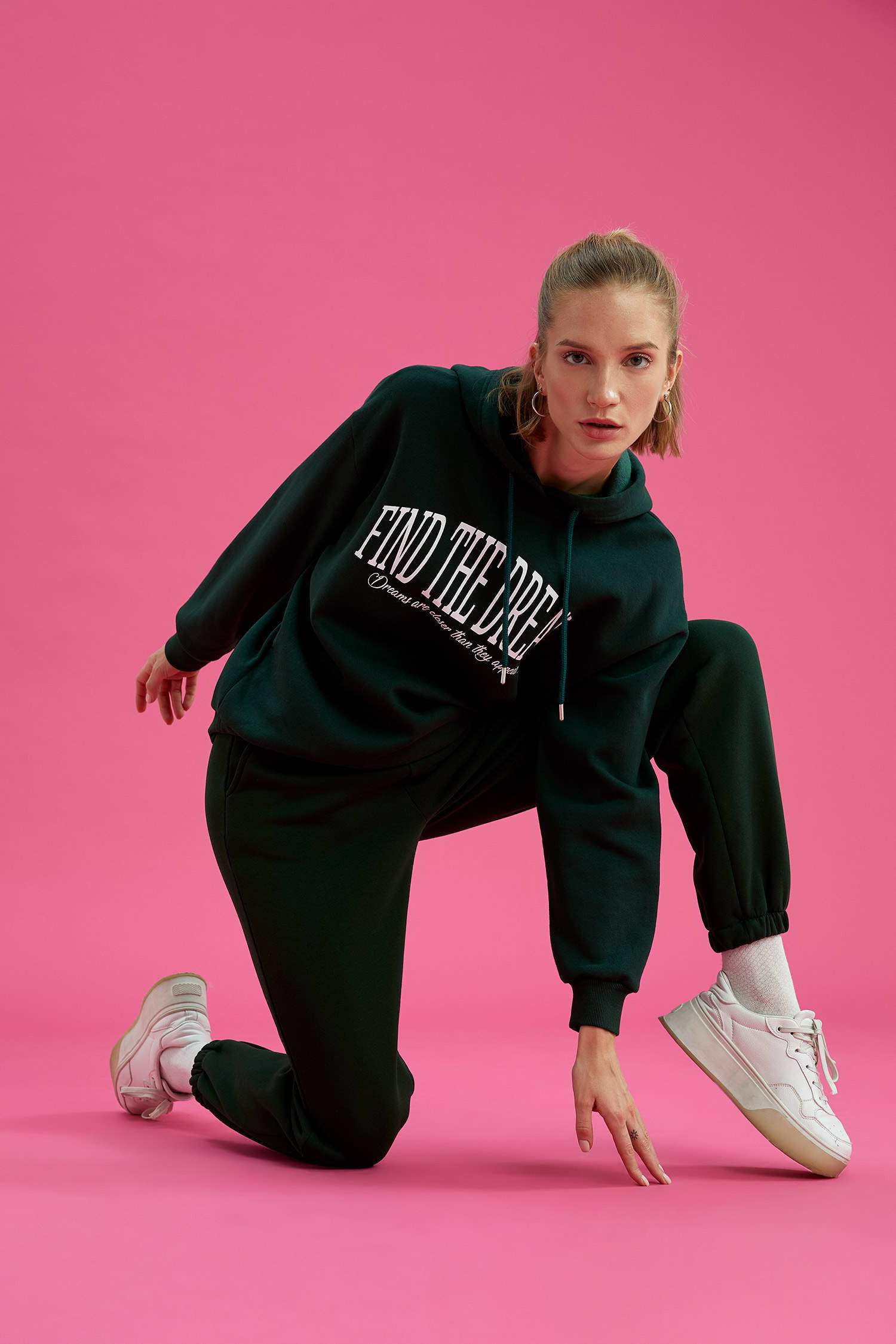 Beli Lastikli Relax Fit İçi Yumuşak Tüylü Jogger Eşofman Altı