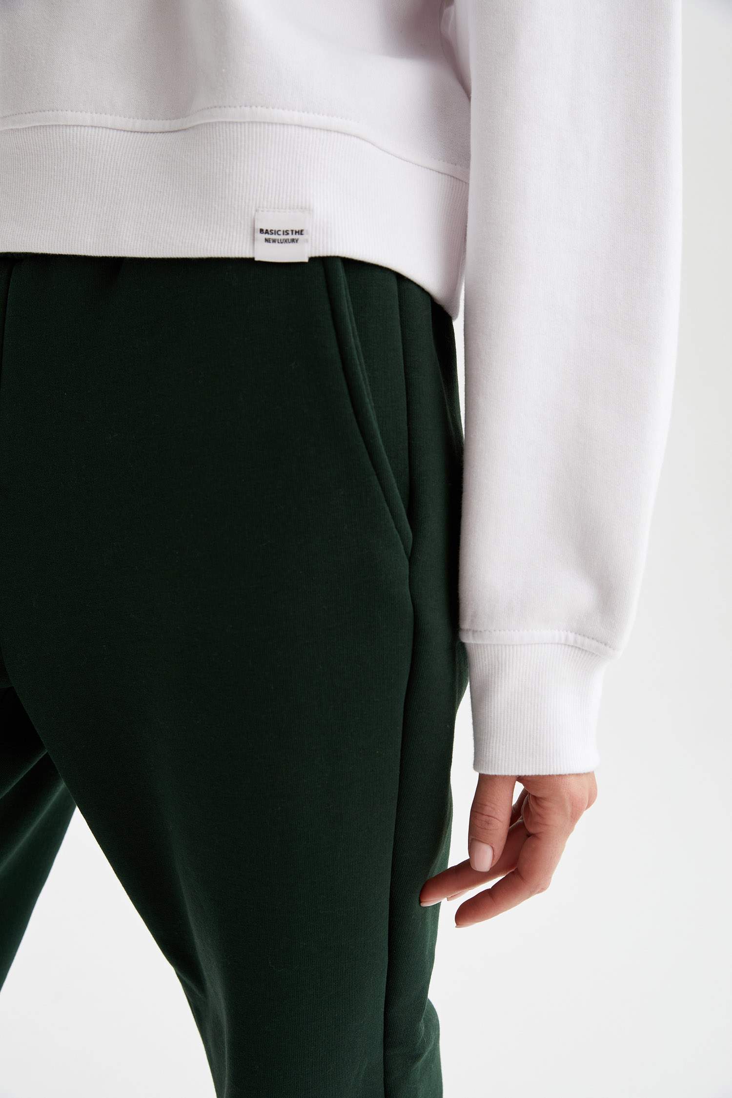 Beli Lastikli Relax Fit İçi Yumuşak Tüylü Jogger Eşofman Altı