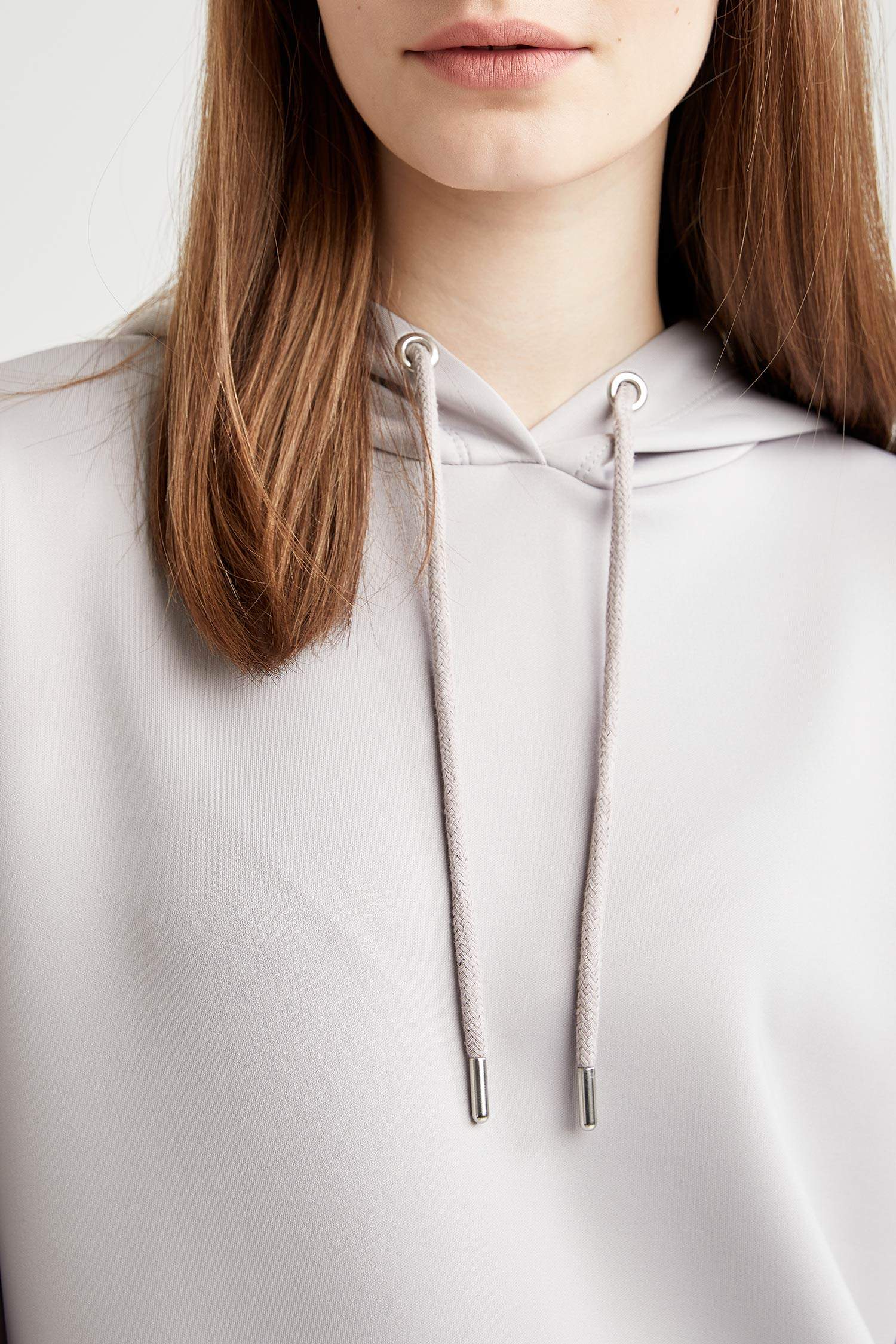 Kapüşonlu Regular Fit Basic Sweatshirt