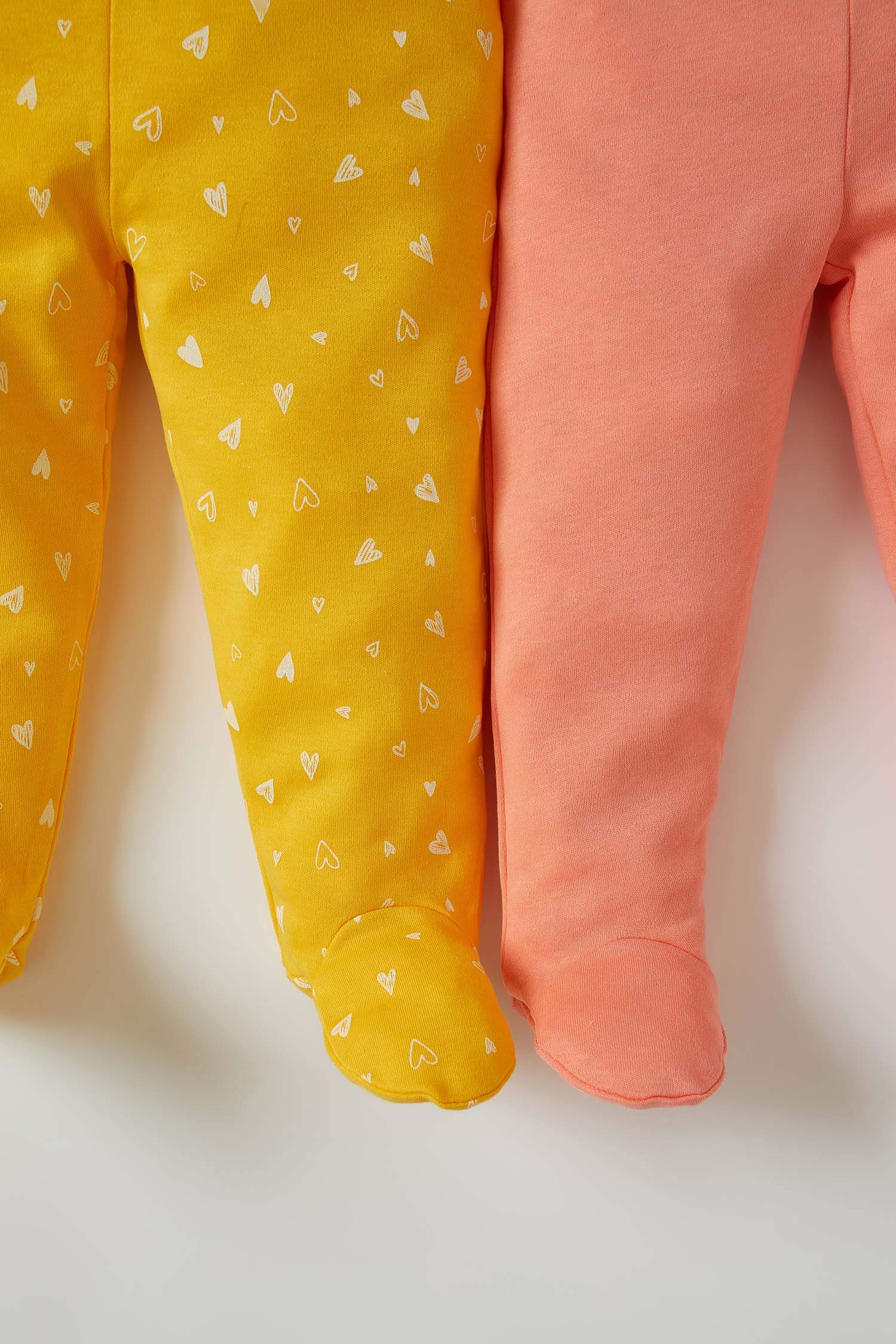 Kız Bebek Patikli 2'li Pamuklu Alt