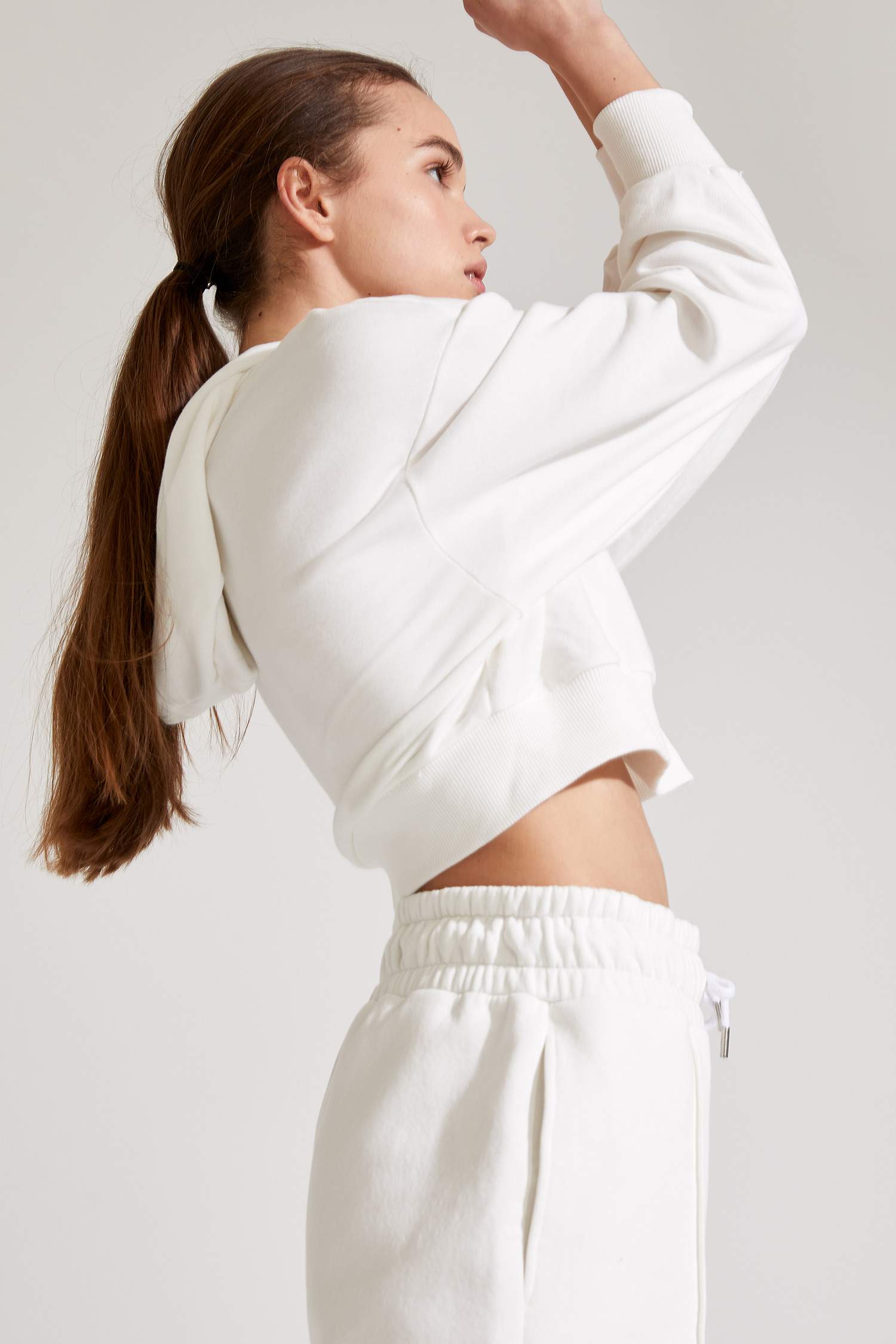 Regular Fit Kapüşonlu Uzun Kollu Sweatshirt