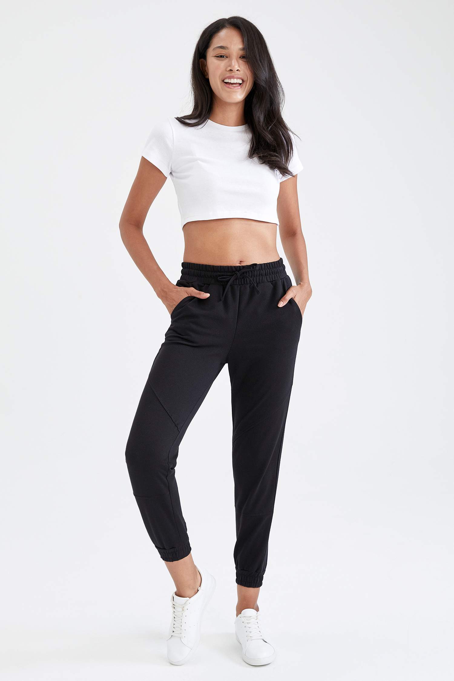 Beli Bağcıklı Relax Fit Jogger Eşofman Altı