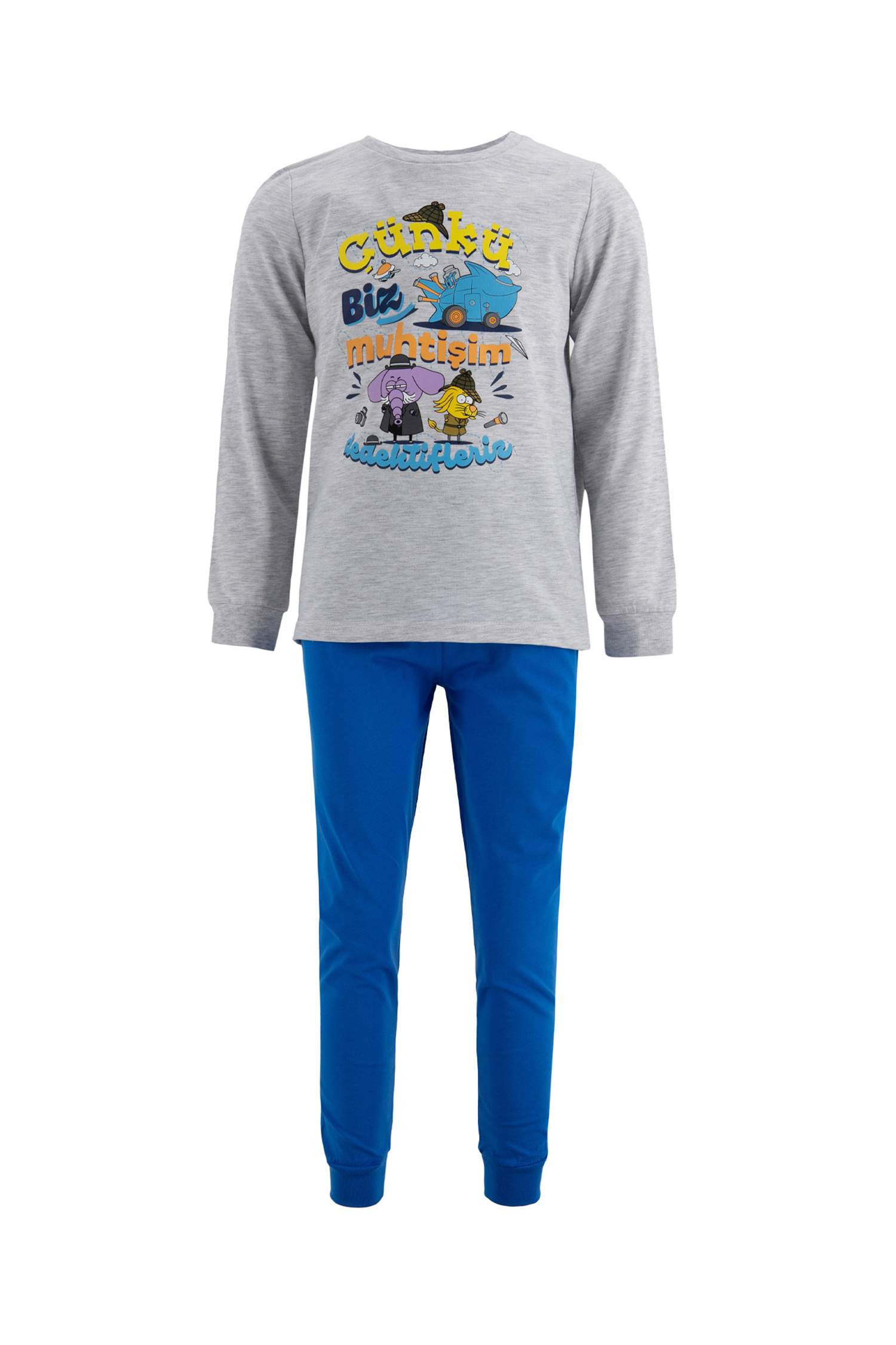 Erkek Çocuk Kral Şakir Lisanslı Pijama Takımı
