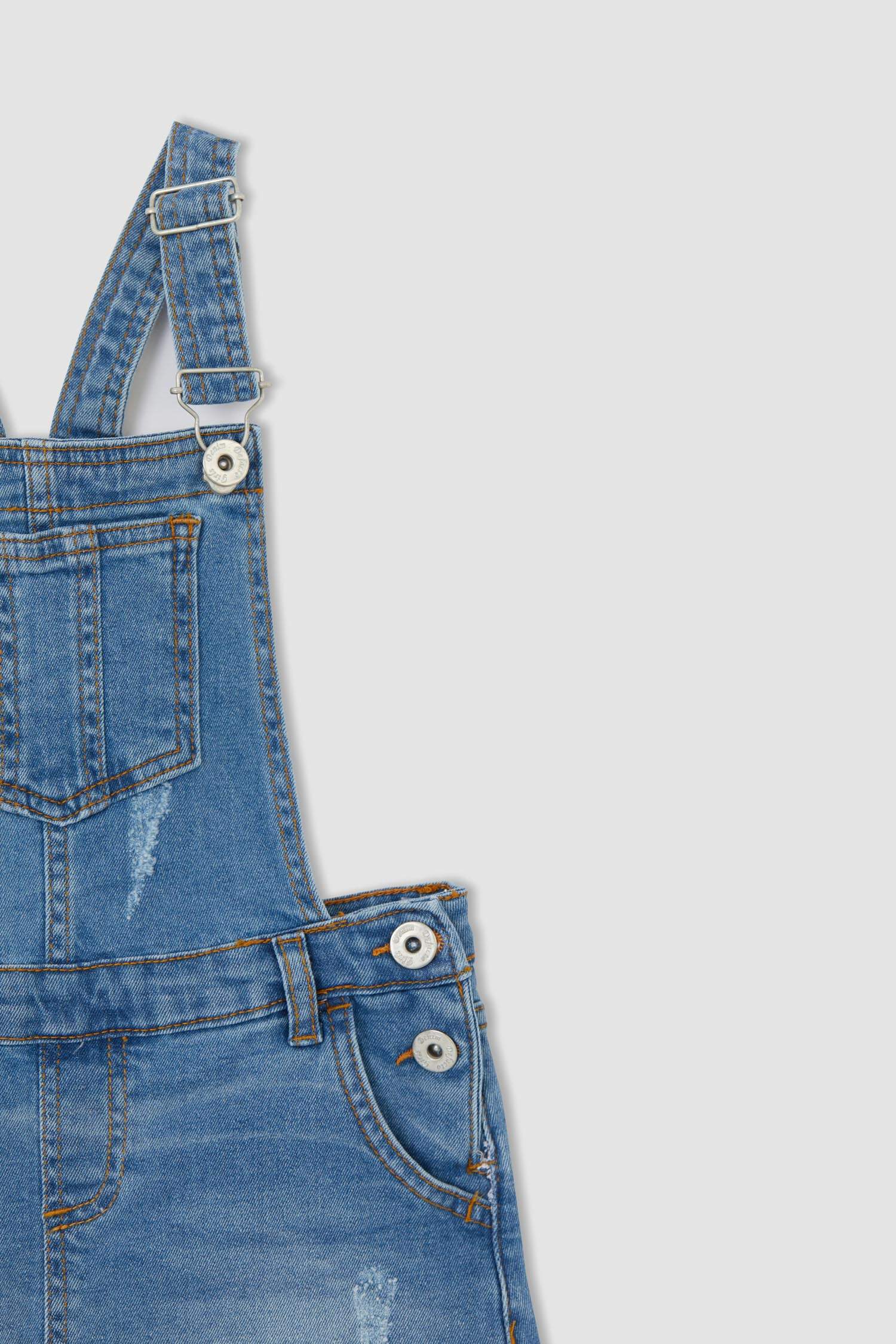 Kız Çocuk Regular Fit Jean Salopet