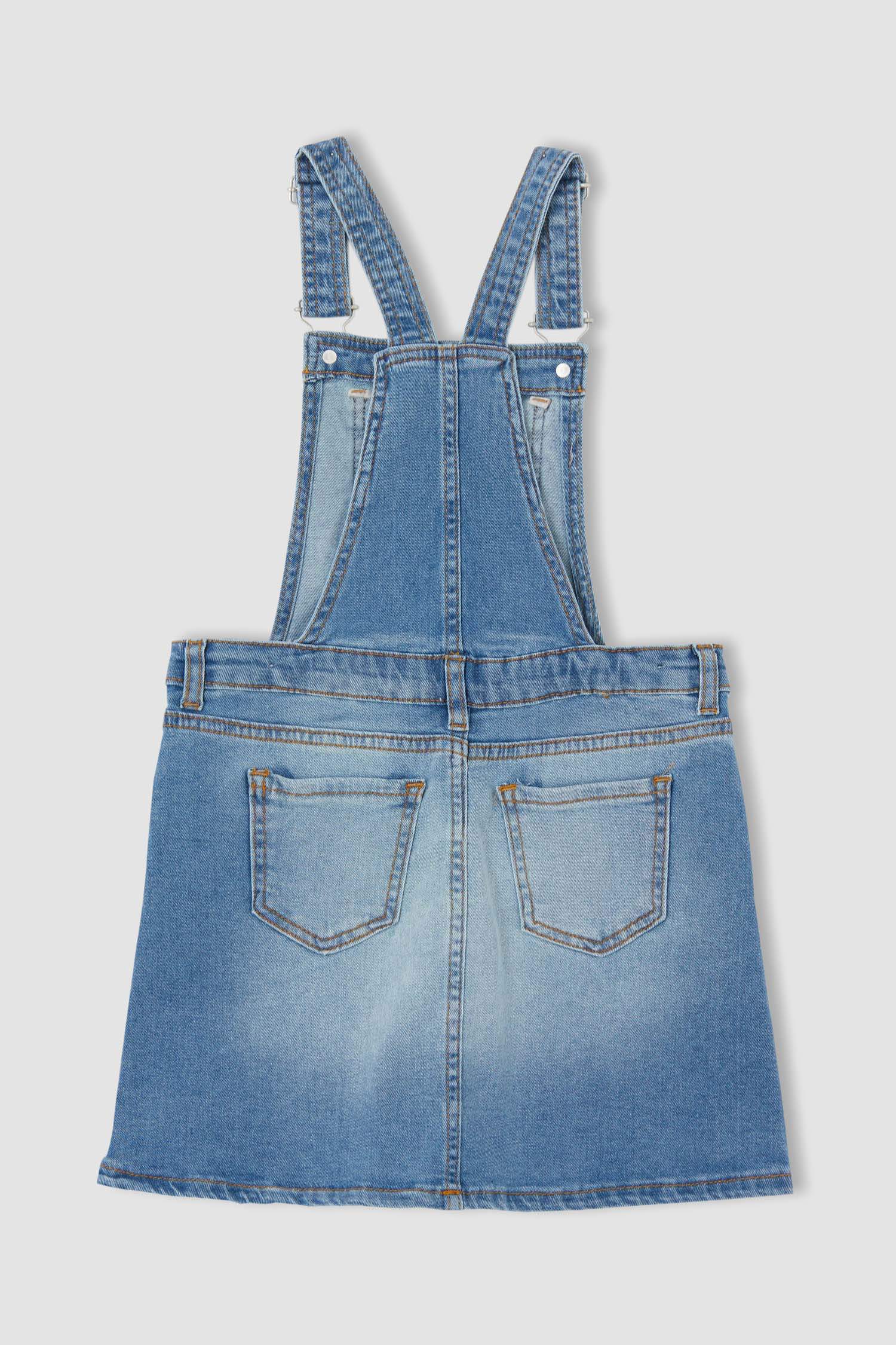 Kız Çocuk Regular Fit Jean Salopet