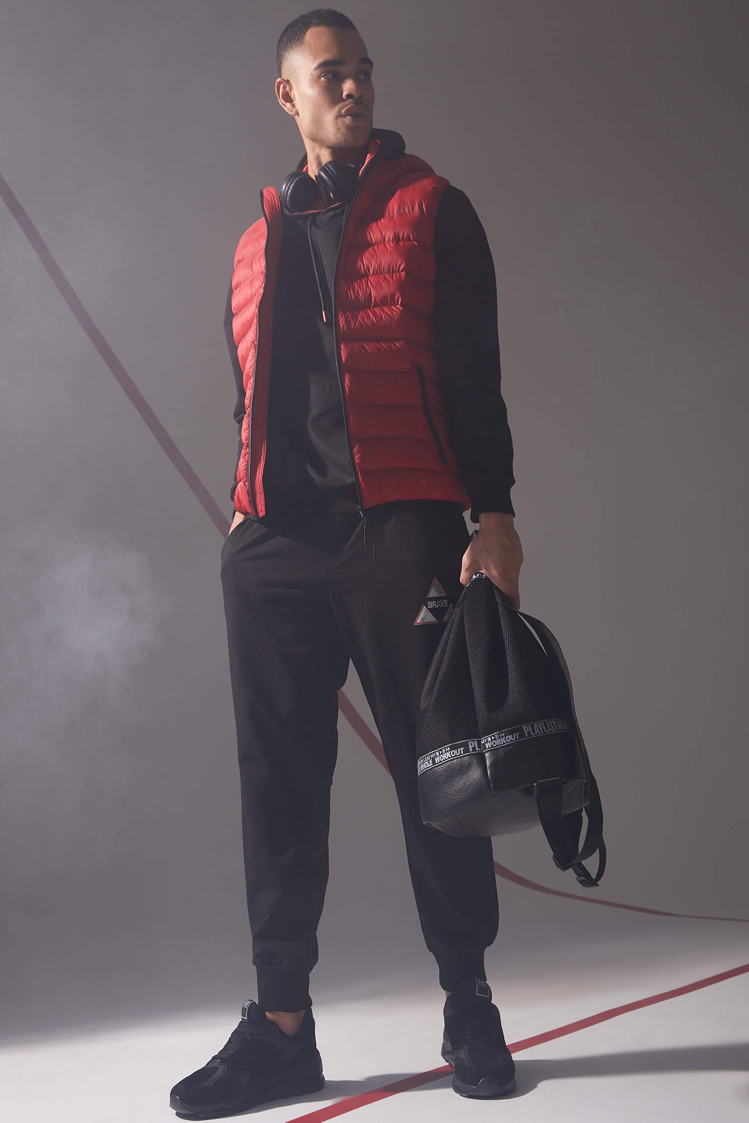 Slim Fit Kapüşonlu Şişme Yelek