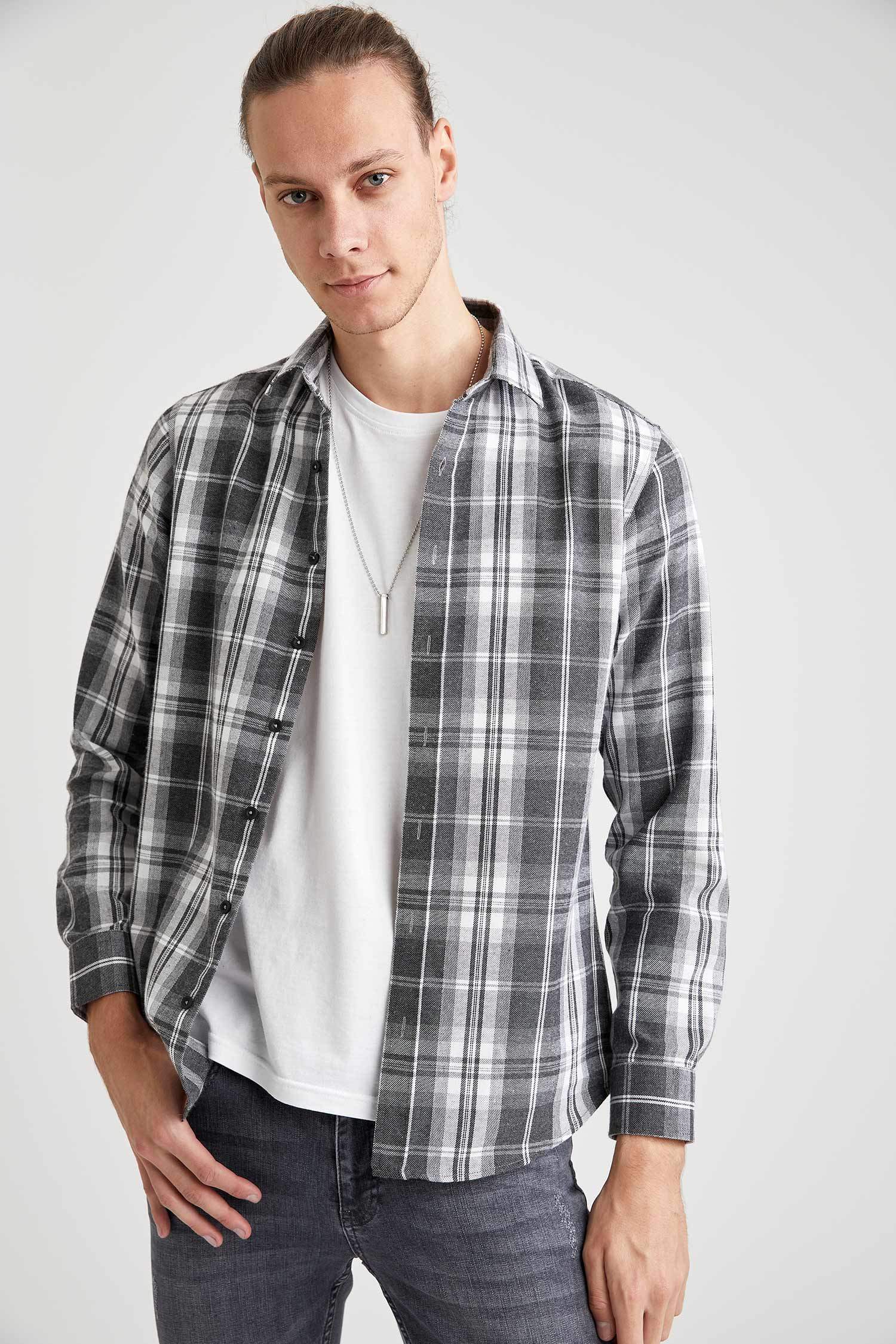 Slim Fit Oduncu Gömlek