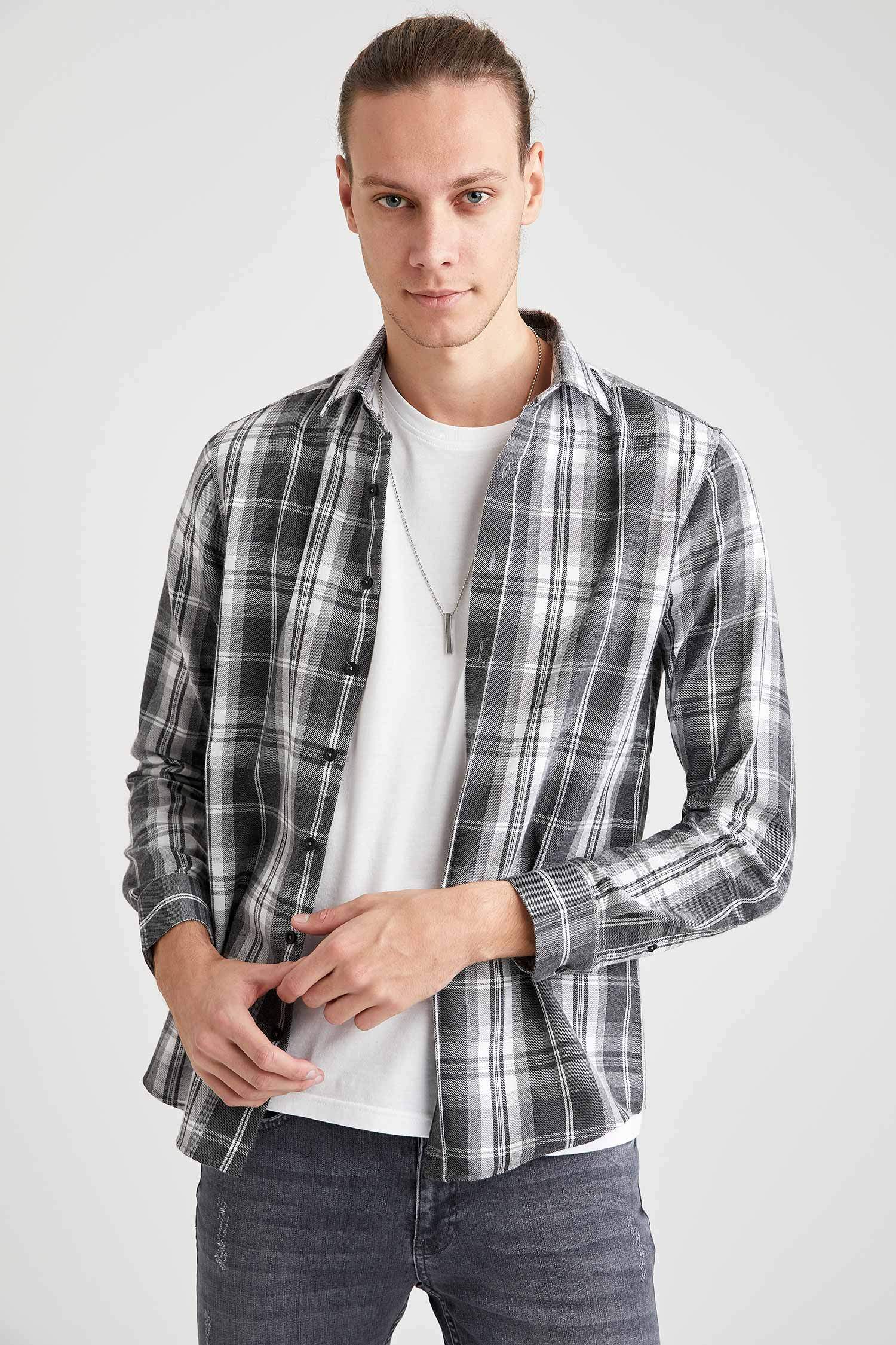 Slim Fit Oduncu Gömlek
