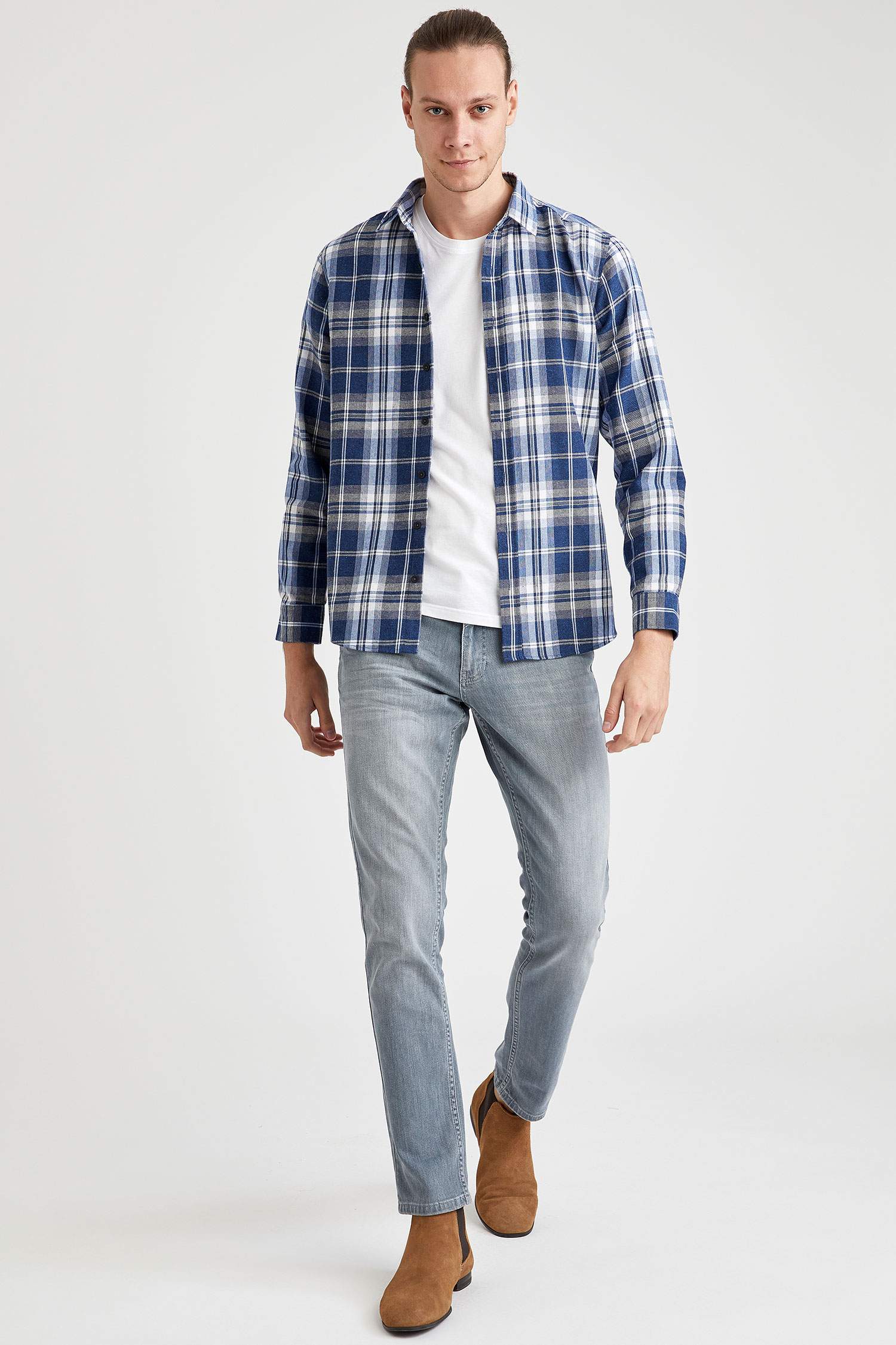 Slim Fit Oduncu Gömlek Ceket