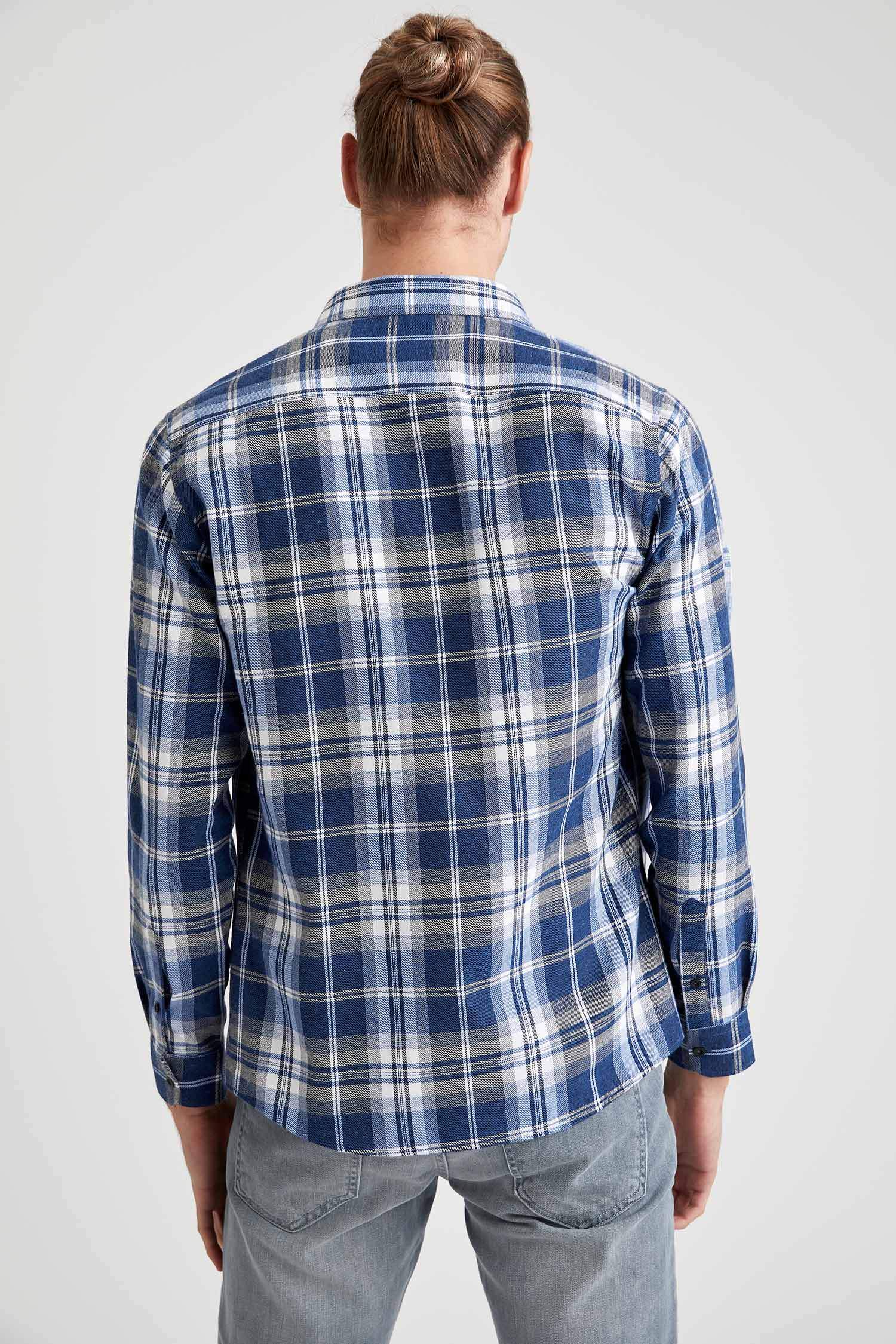Slim Fit Oduncu Gömlek Ceket