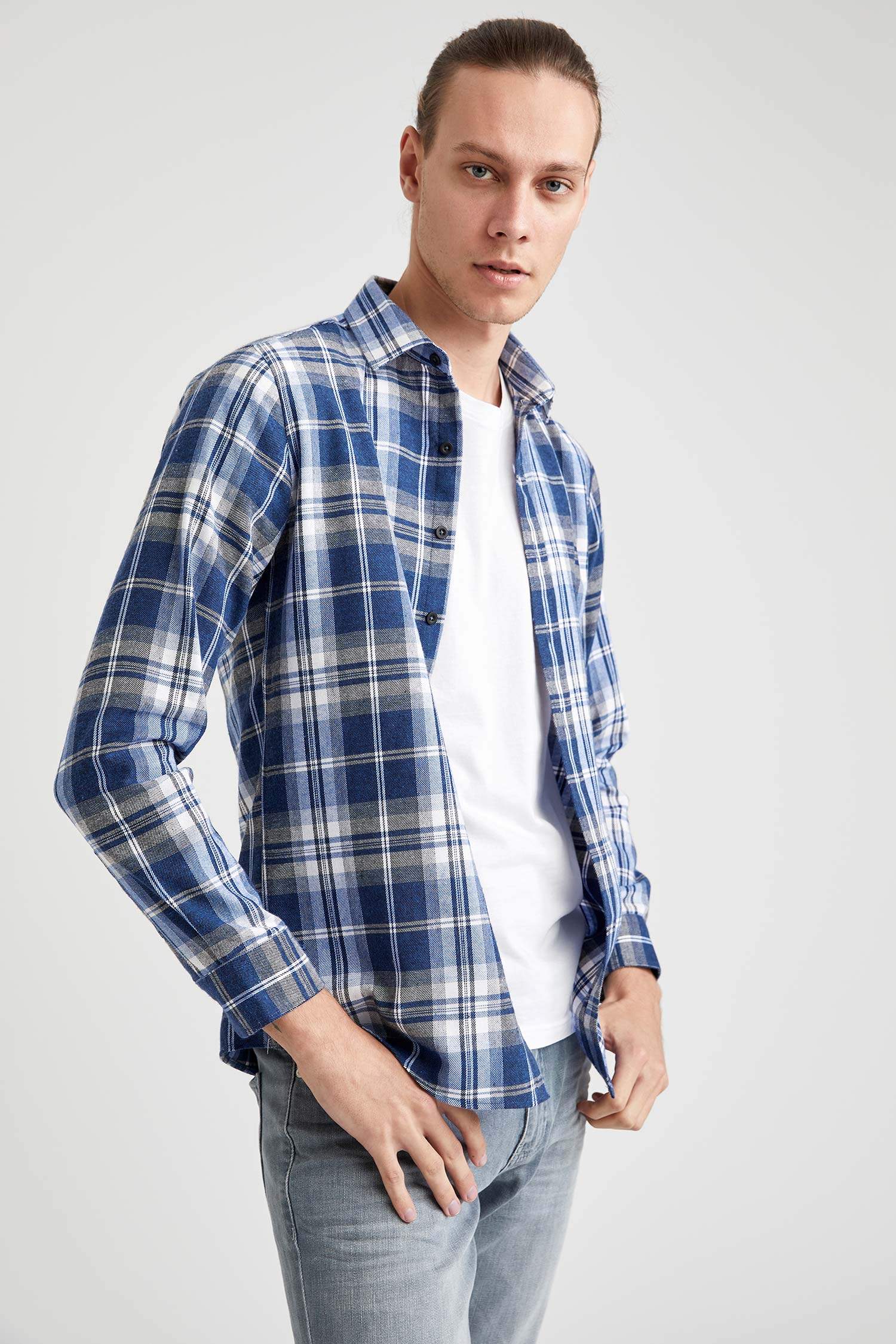 Slim Fit Oduncu Gömlek Ceket