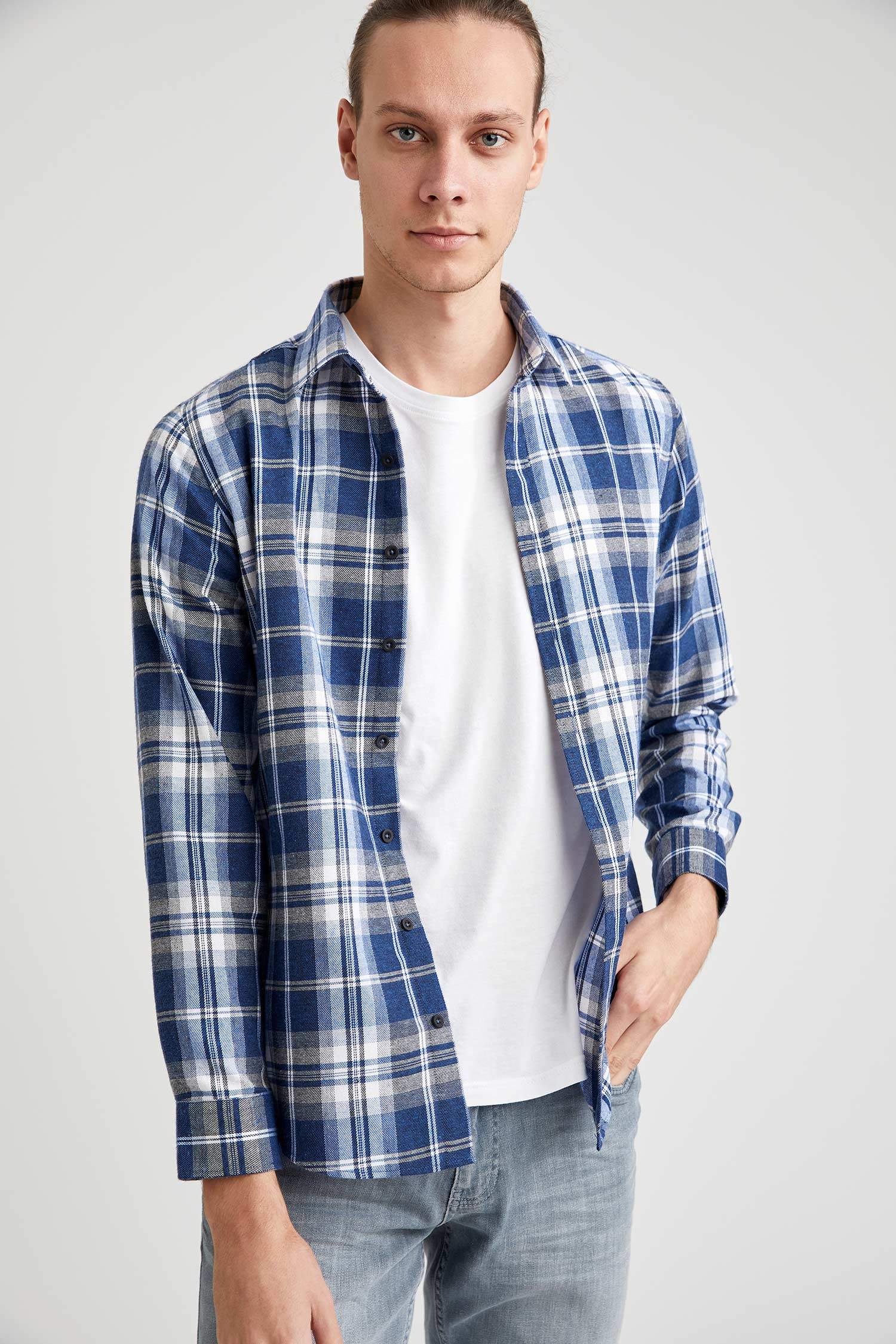 Slim Fit Oduncu Gömlek Ceket