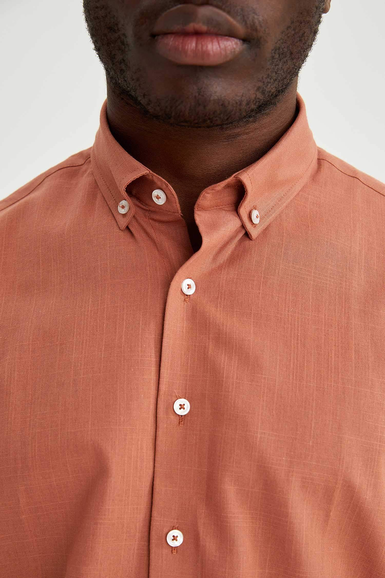 Modern Fit Klasik Uzun Kollu Gömlek