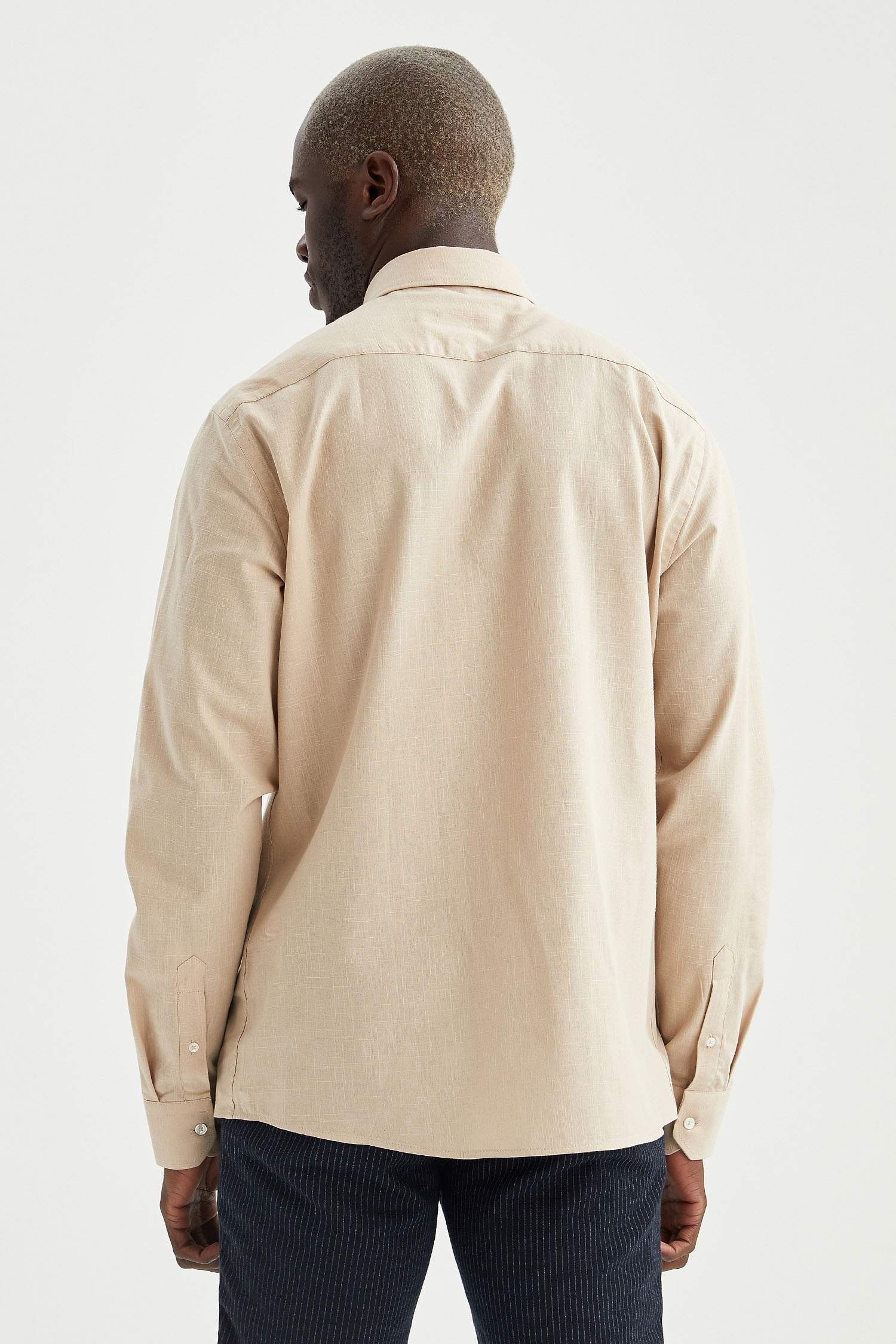 Modern Fit Klasik Uzun Kollu Gömlek
