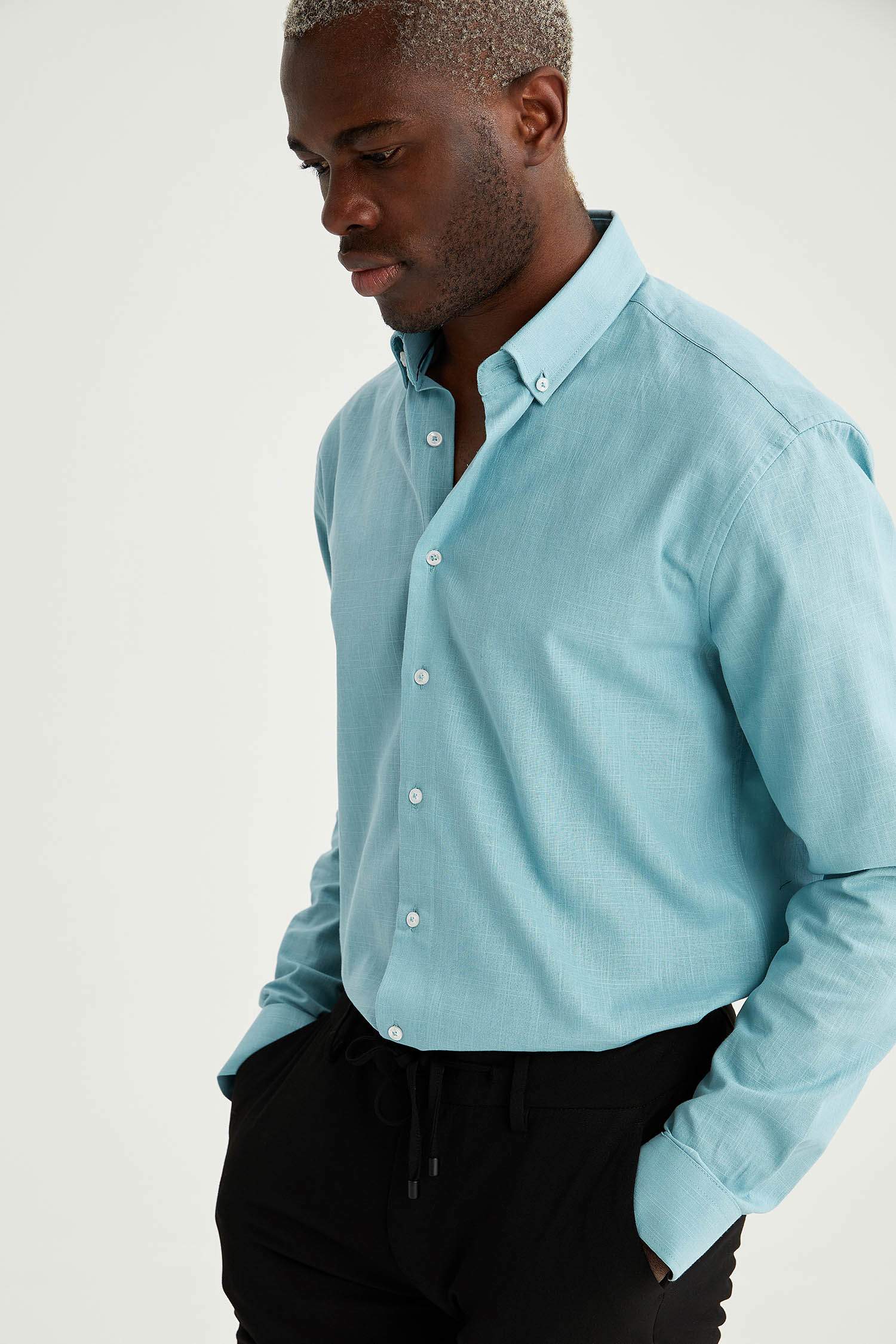 Modern Fit Klasik Uzun Kollu Gömlek