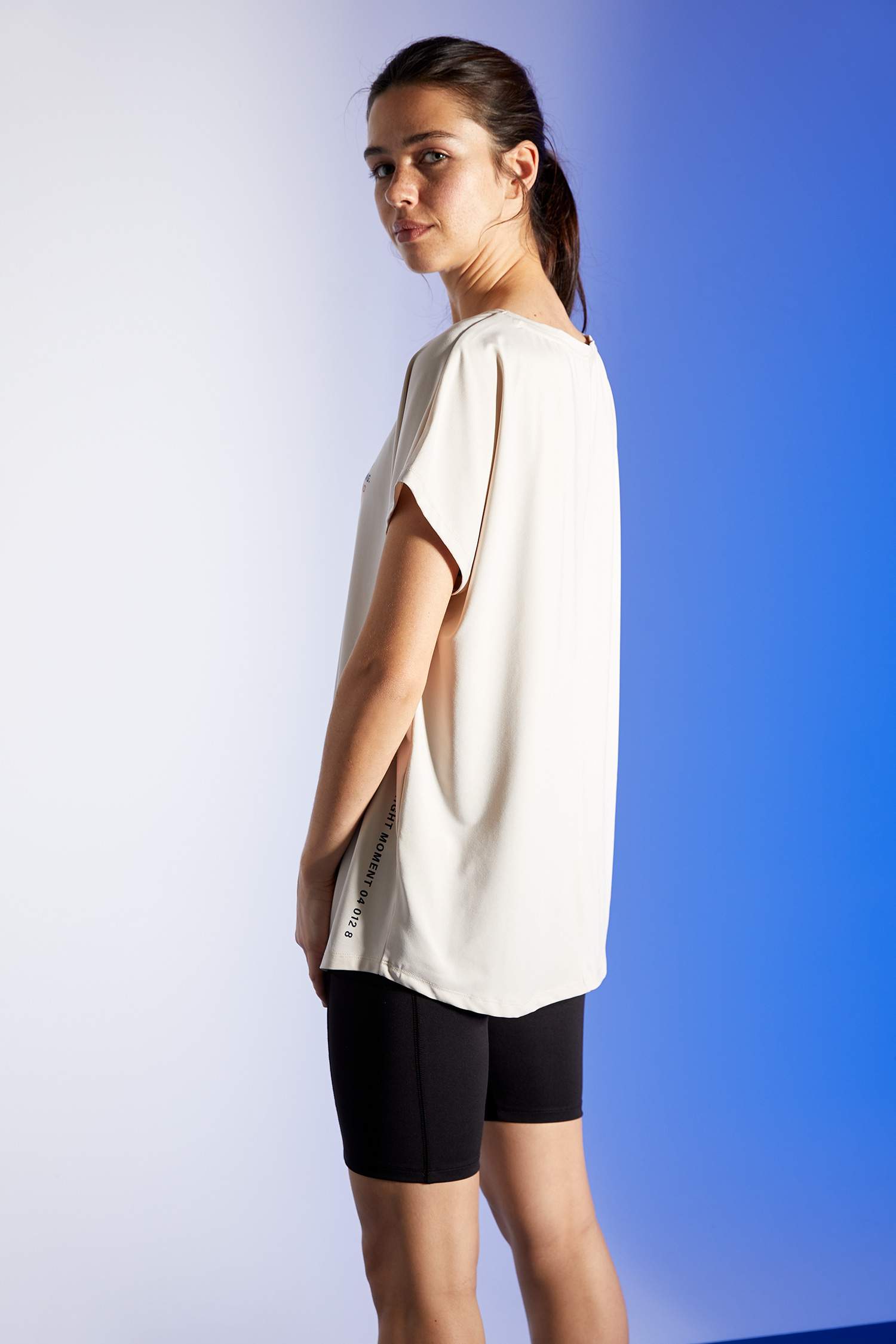Yazı Baskılı Oversize Fit Tişört