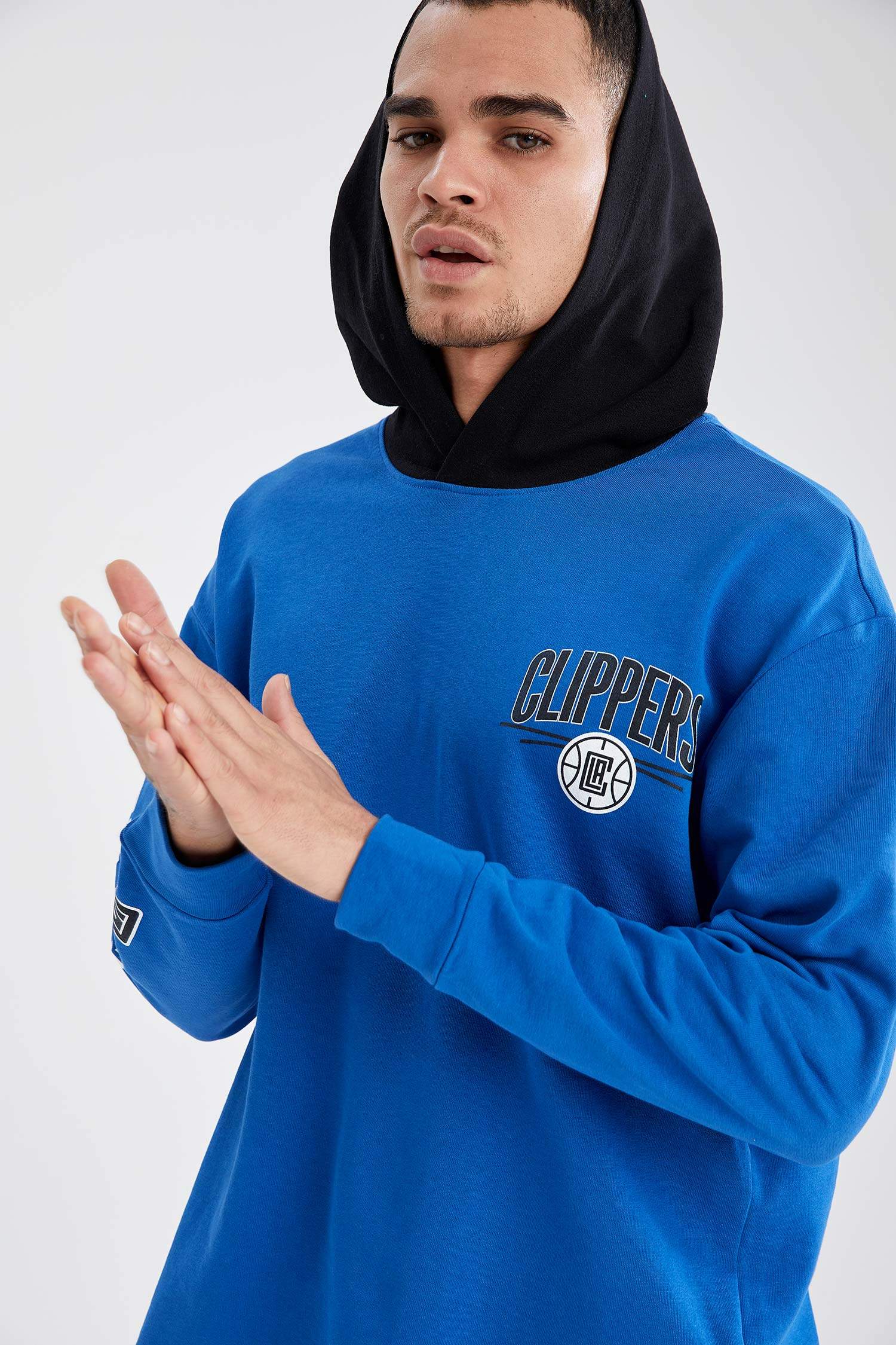 NBA Lisanslı Oversize Unisex Kapüşonlu Sweatshirt