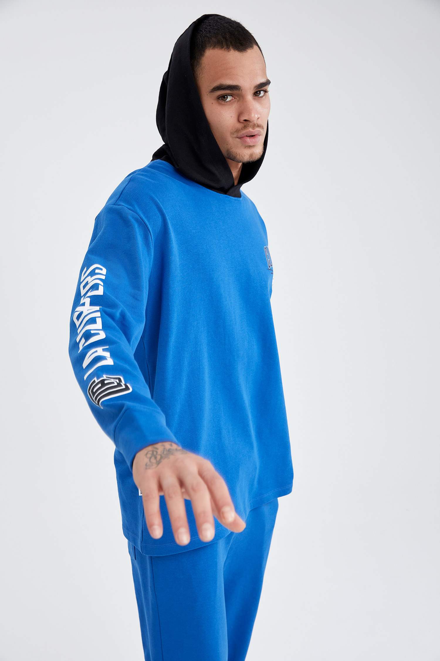 NBA Lisanslı Oversize Unisex Kapüşonlu Sweatshirt