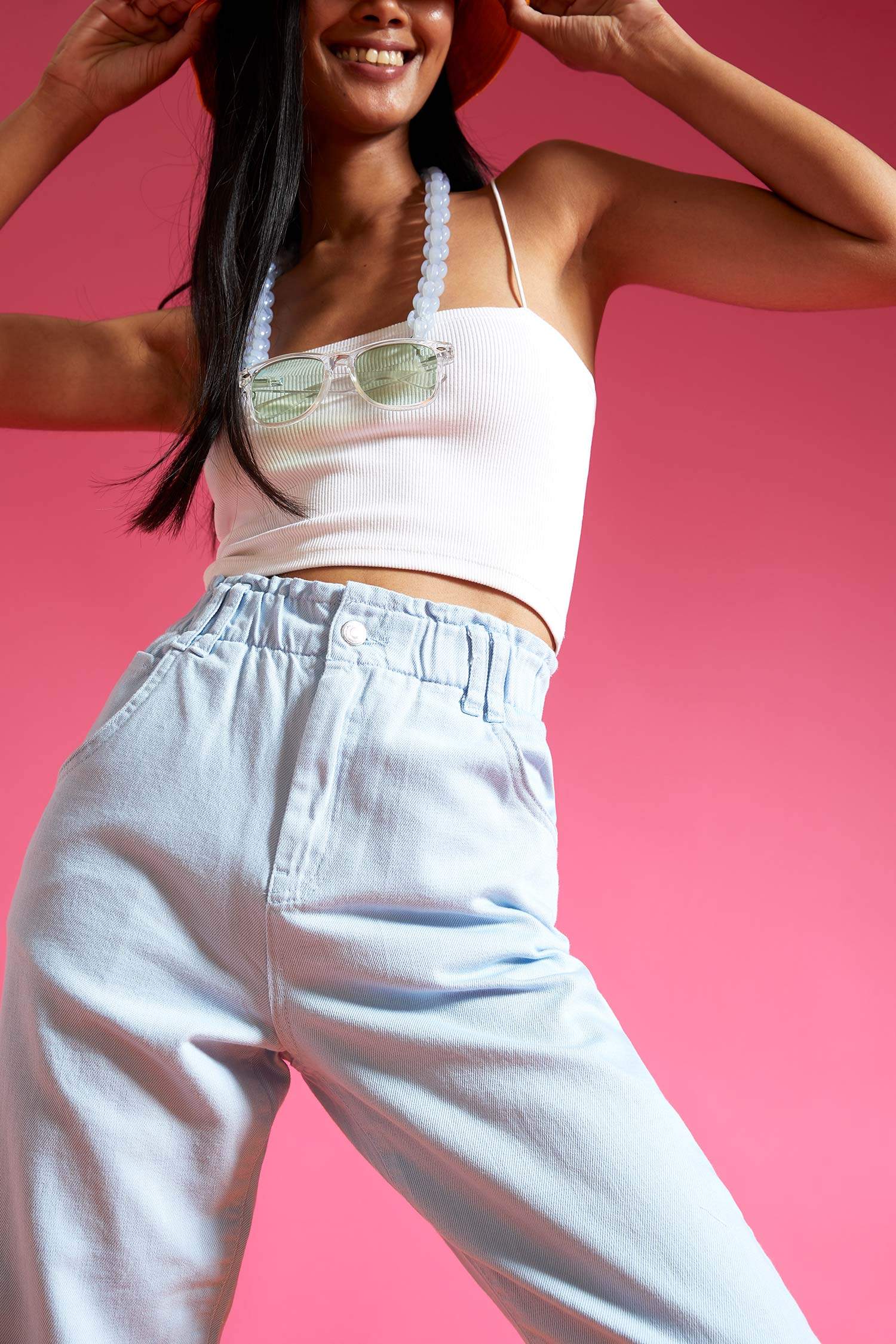 Slouchy Fit Pamuklu Pantolon
